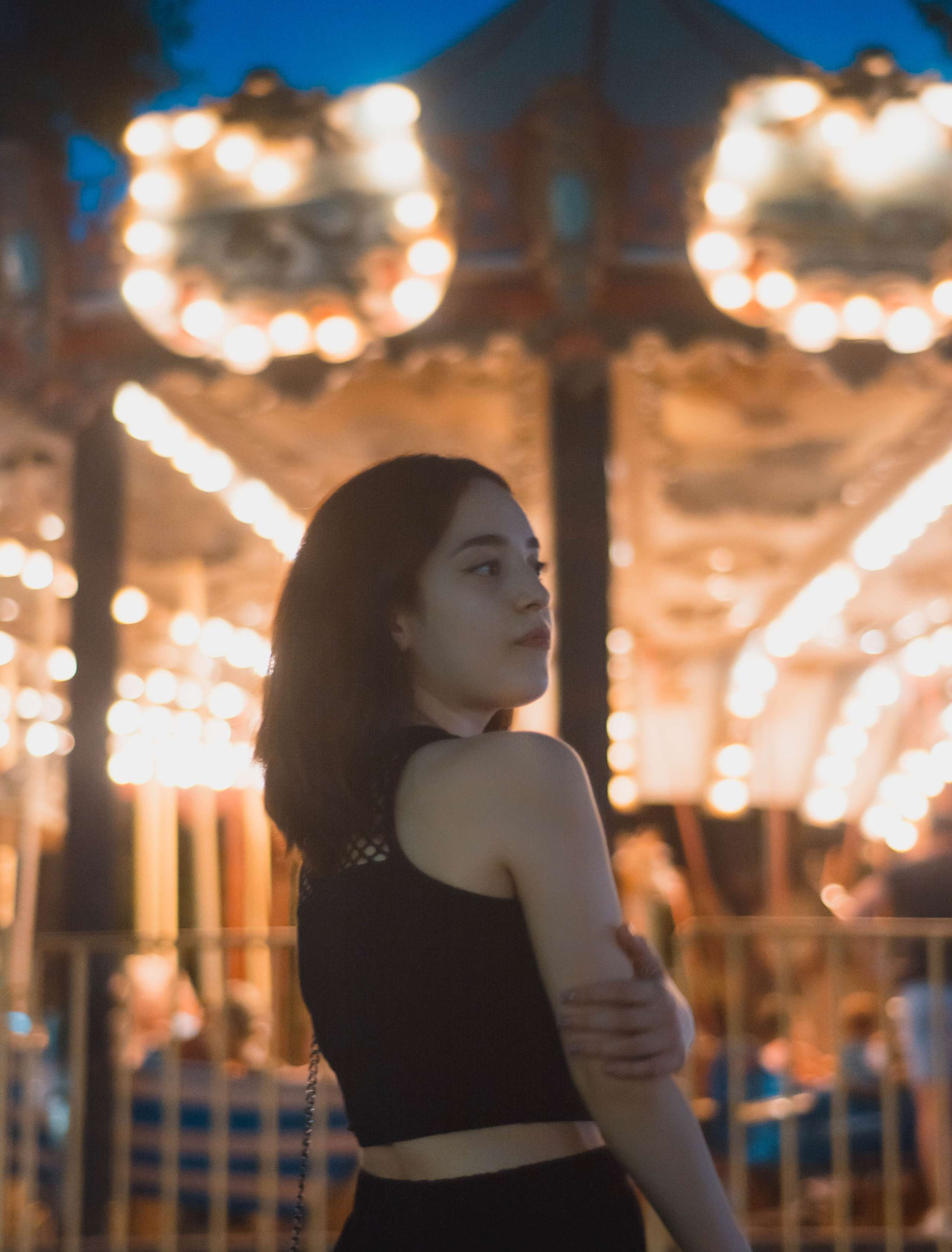 Lana axşam çəkilişi. Fotoqraf Vəli Məmmədov