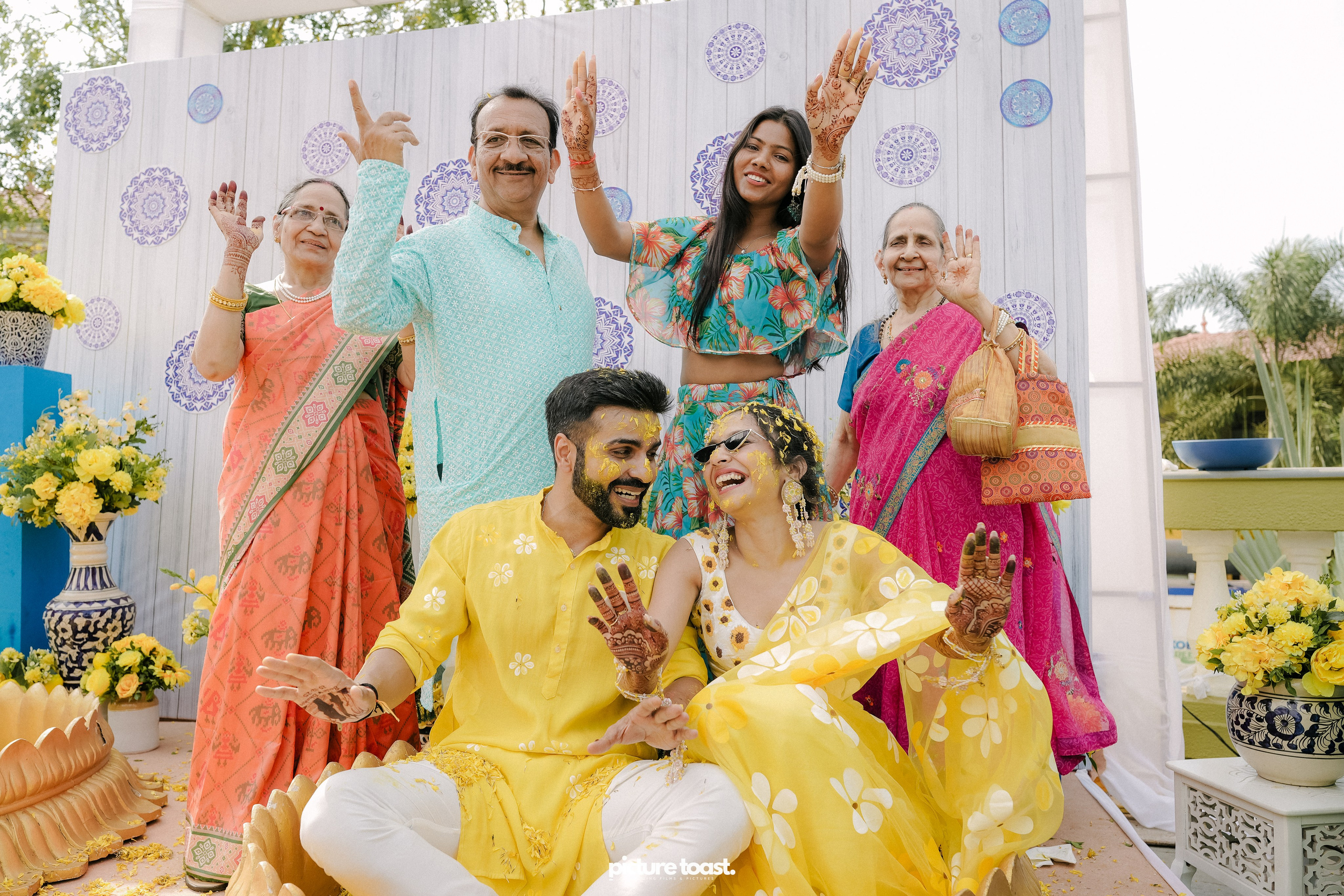 Haldi Hues Ft. Baebie & Goyal. Fine art Wedding Photographers in India & Canada