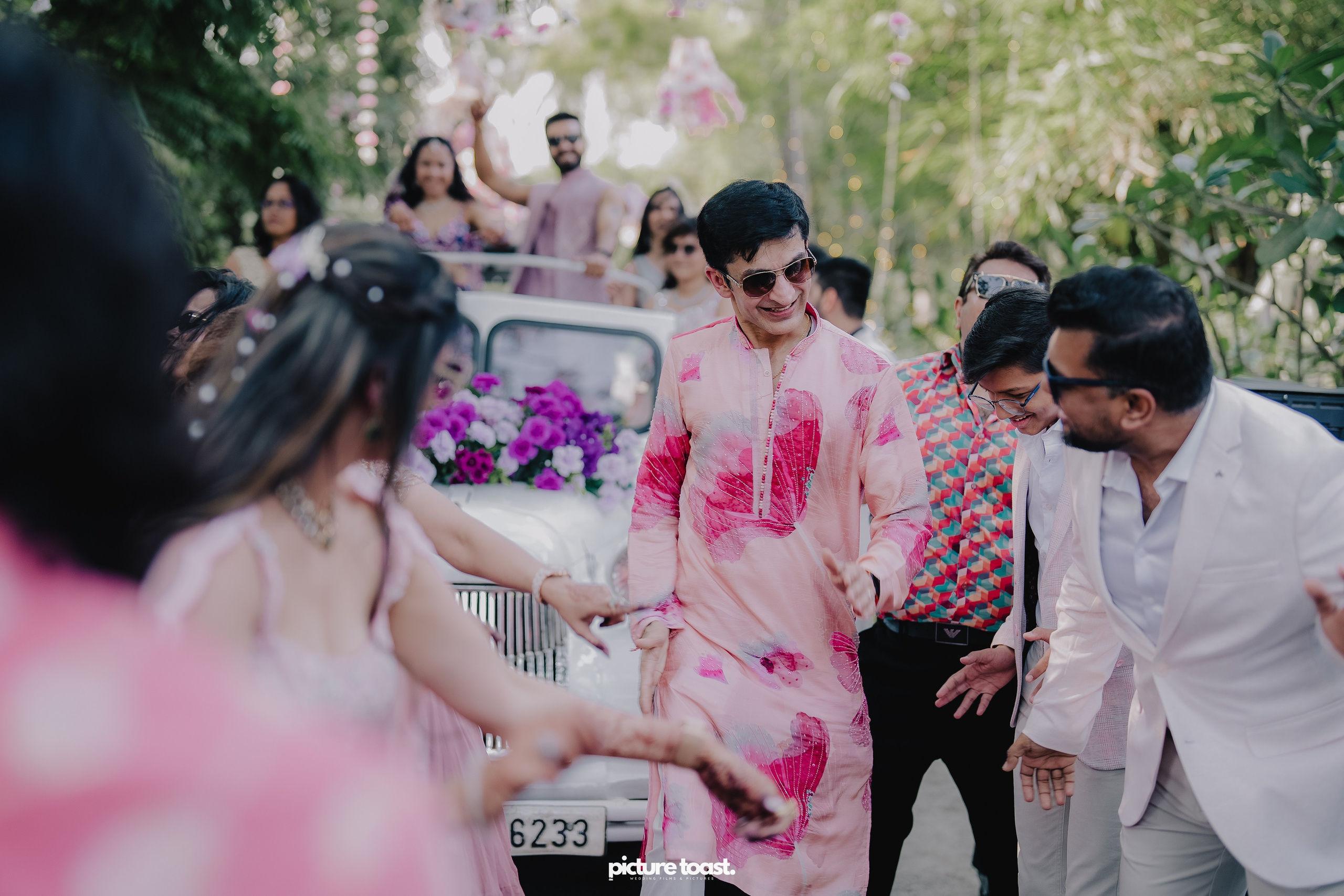 Varamala Ft. Barbie & Aneesh. Fine art Wedding Photographers in India & Canada