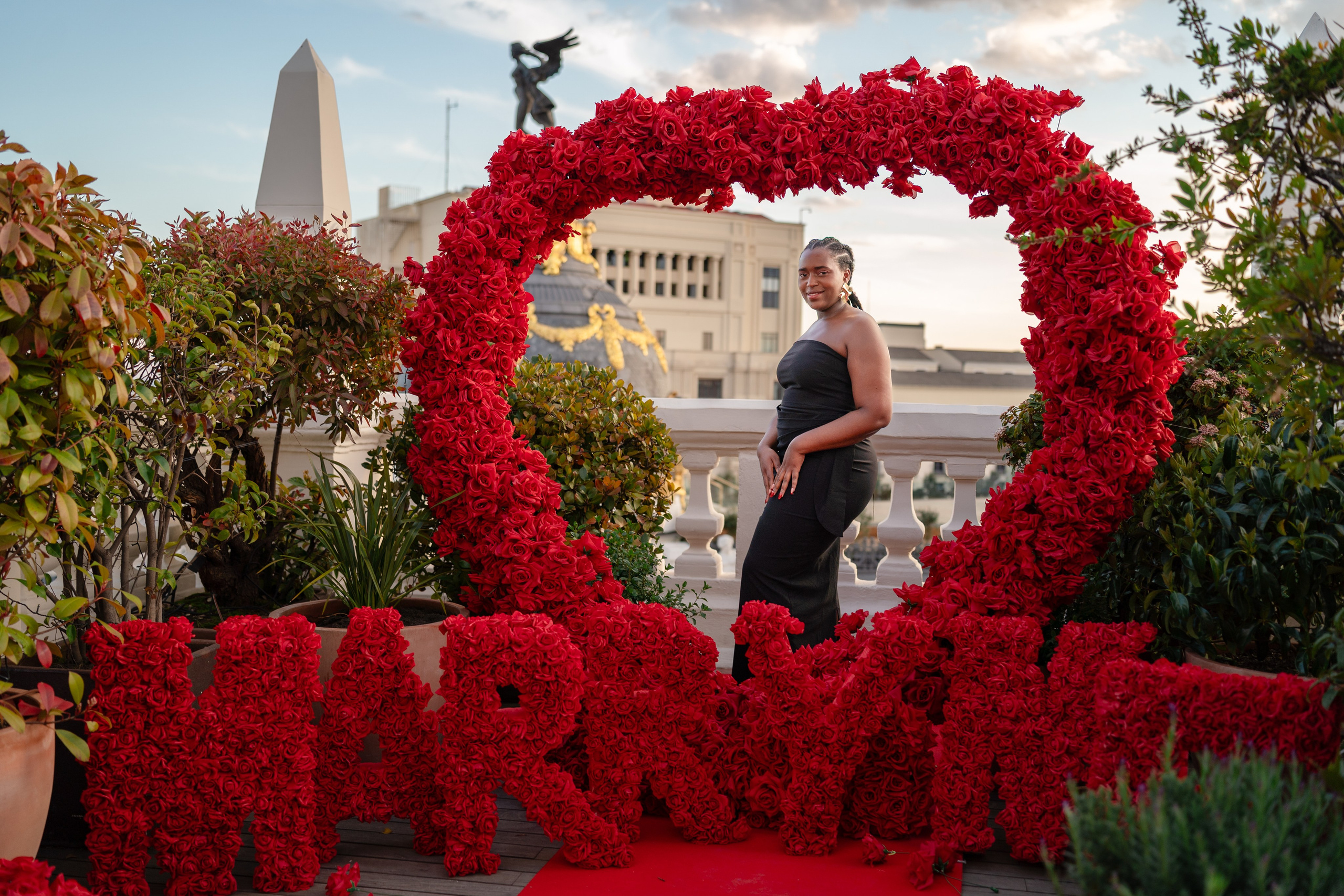 Surprise proposal at the rooftop. Фотограф в Мадриде Алена Белянинова
