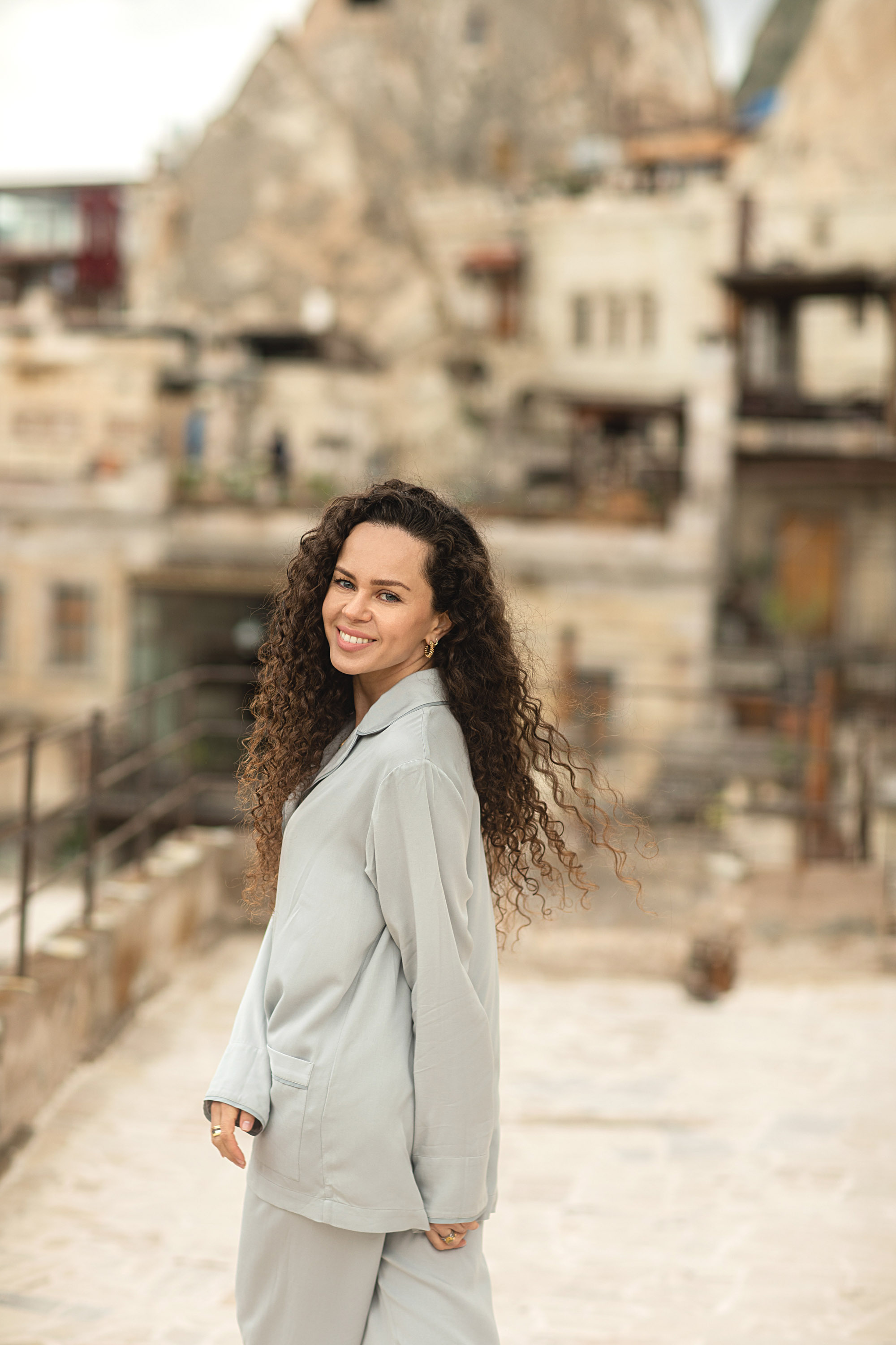 Solo Photoshoot in Kayseri with Wild Horse Herds. Julia Ganch I Fashion Wedding Photography I Cappadocia Turkey