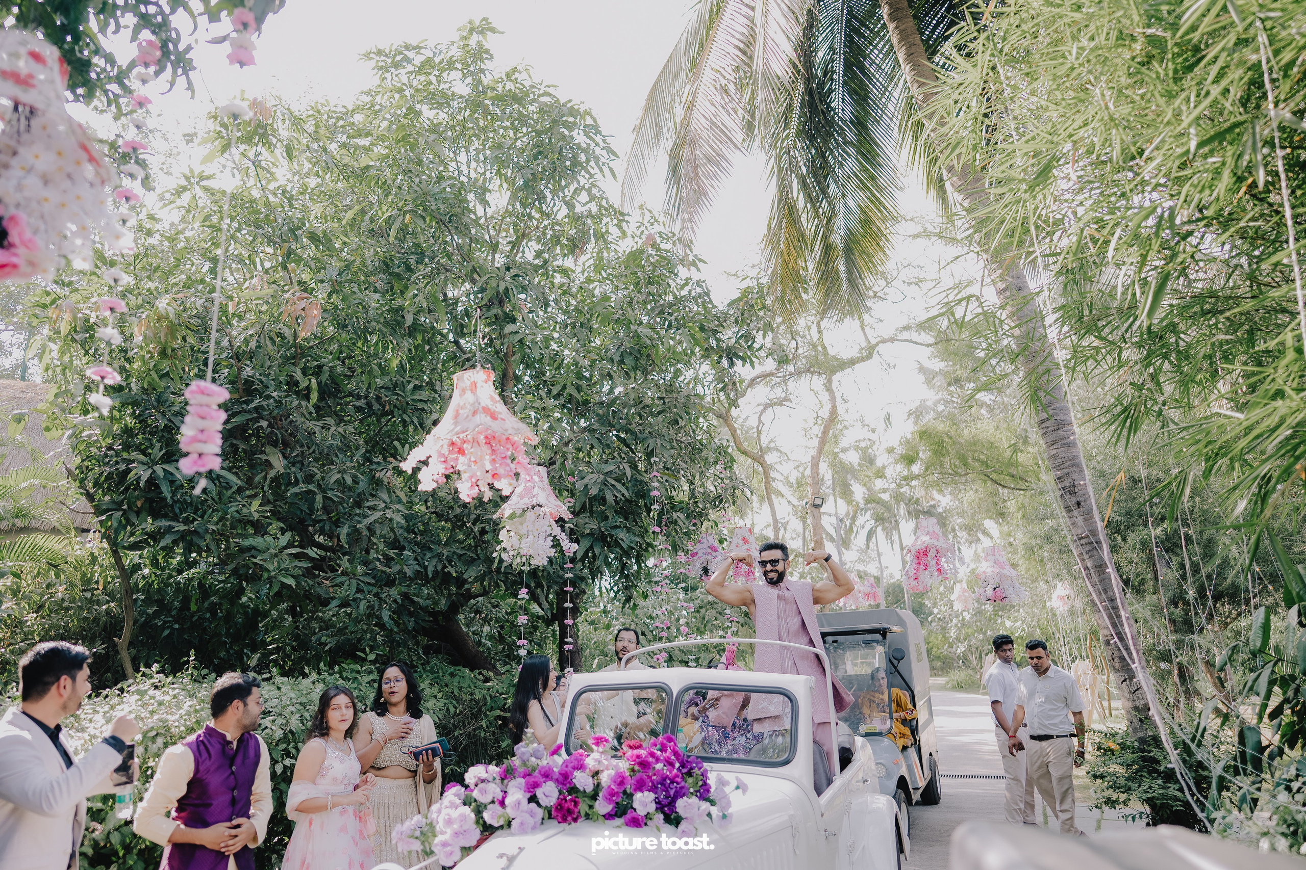 Varamala Ft. Barbie & Aneesh. Fine art Wedding Photographers in India & Canada