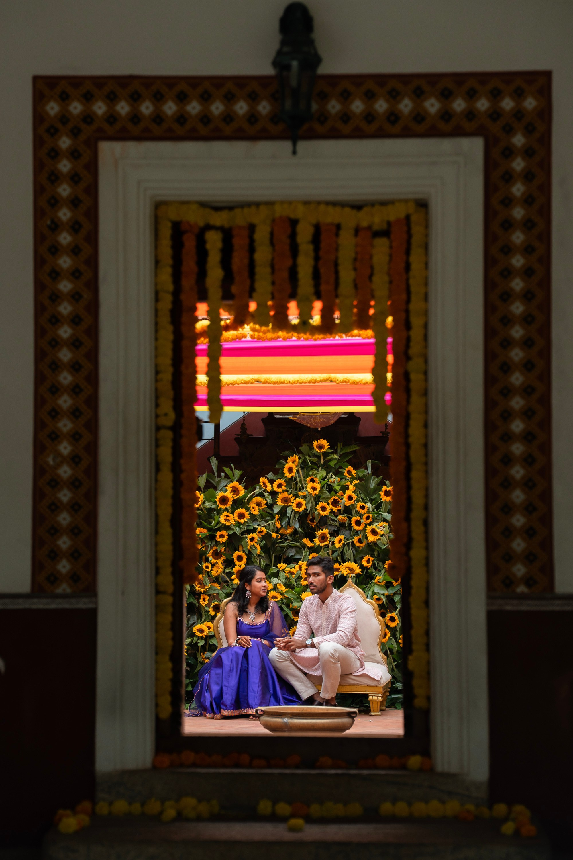 Samyuktha & Manoj, Tamil and Telugu Wedding at Angana Courtyard, Bangalore | Truly Yours