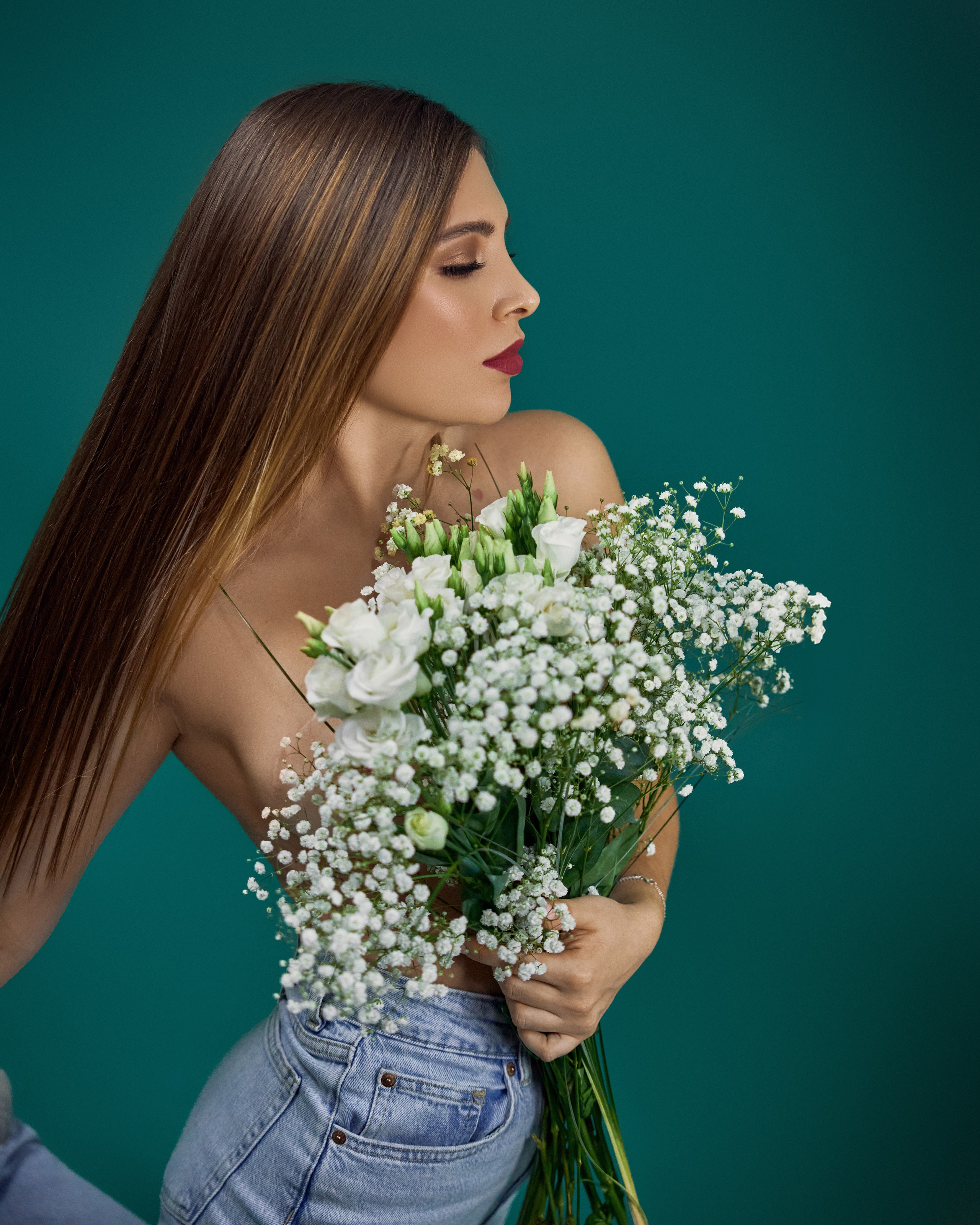 Studio-Shooting. Portraitfotografin Natalia Calcagnile