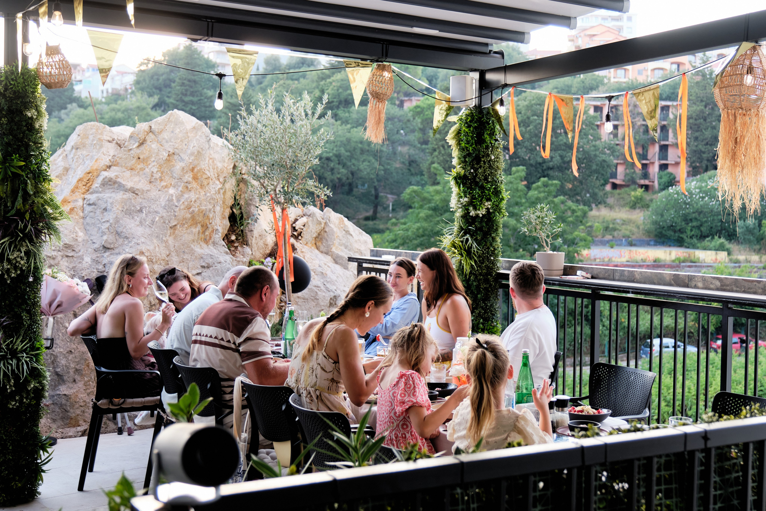Photo report from the Zebra Restaurant’s birthday celebration. Becici, Montenegro. Photographer, photo artist Alena Novgorodtseva