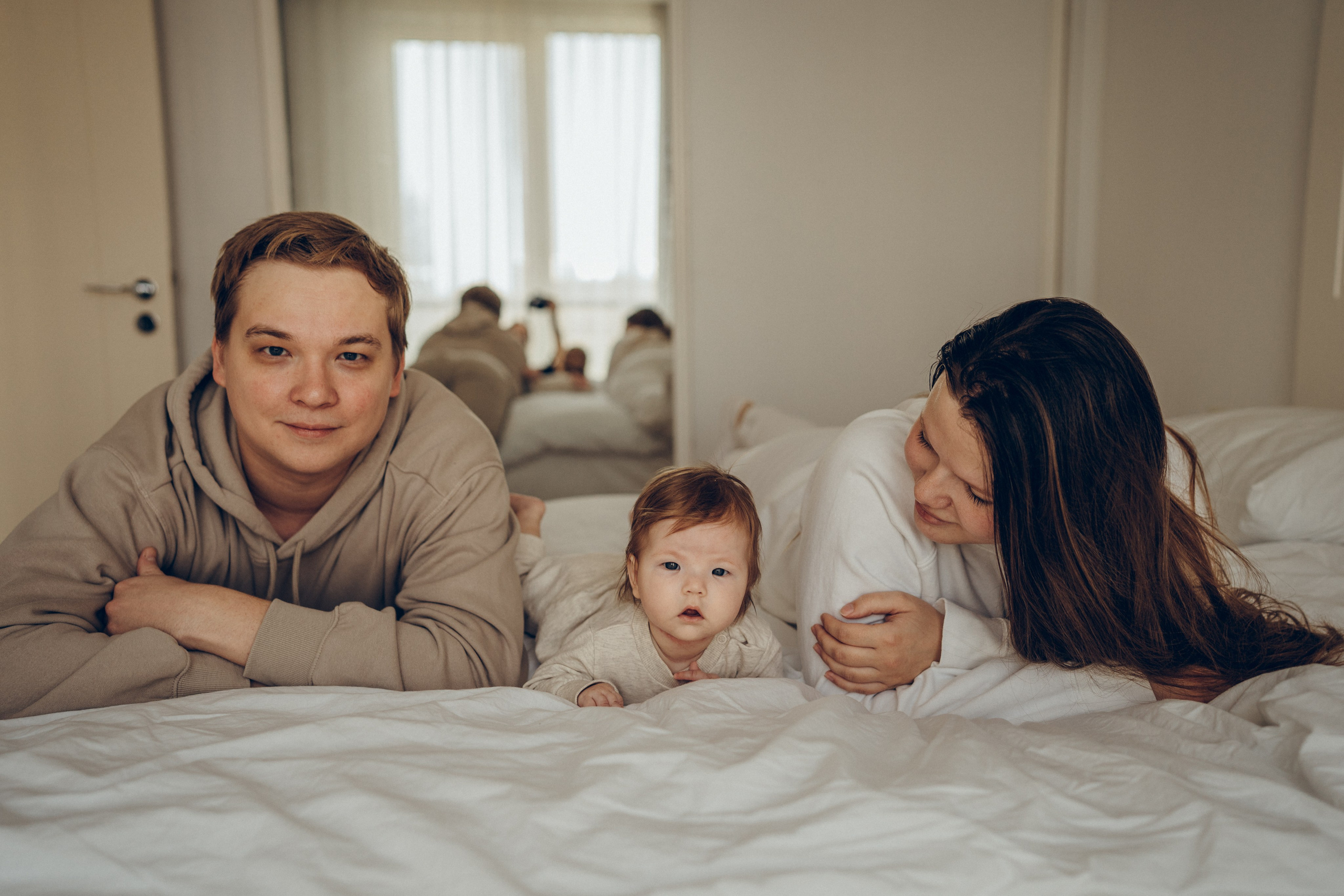 Семейная с младенцем. Фотограф Москва Ларина Юлия