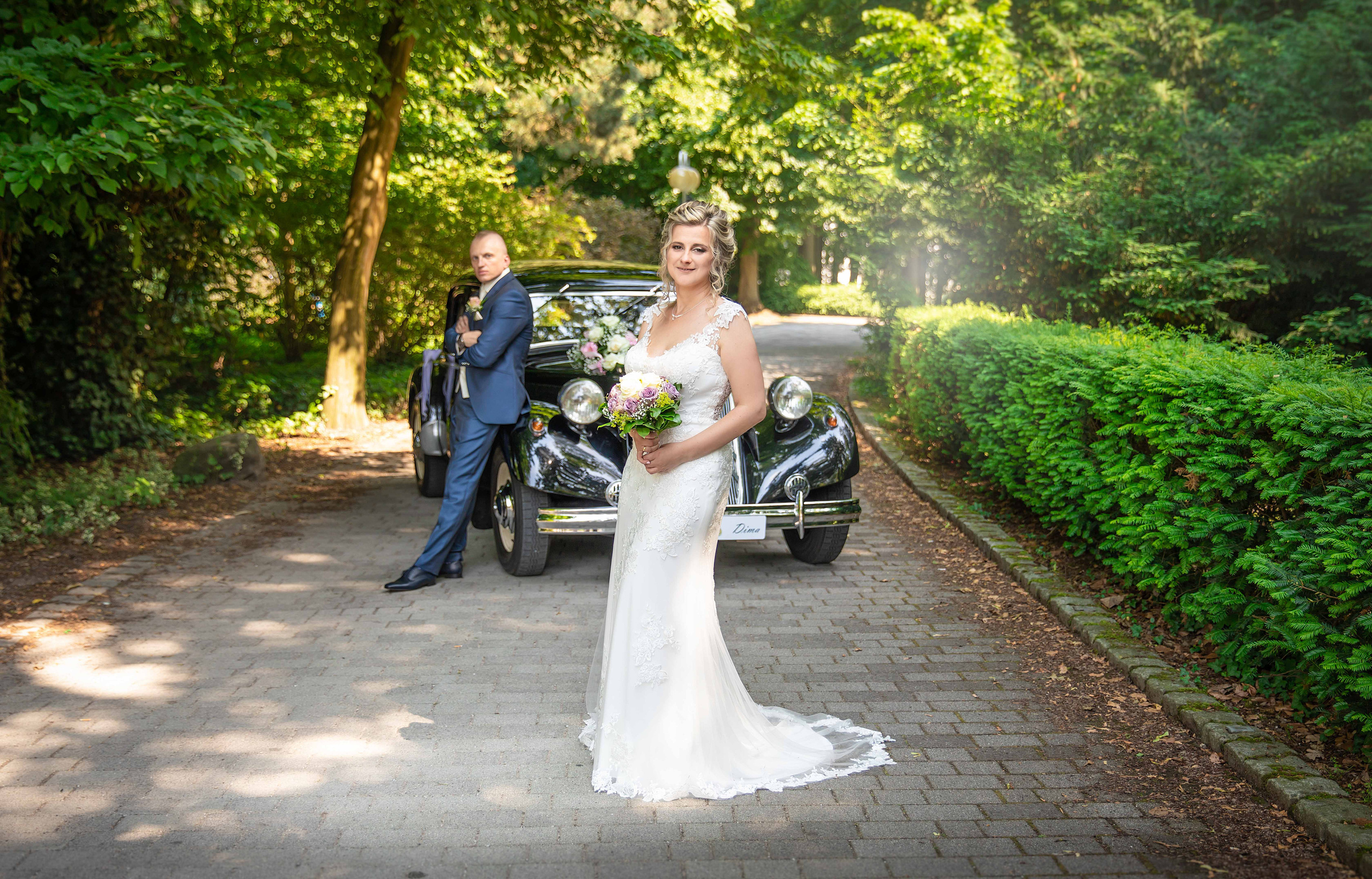 Kirchliche Trauung & Park Bad Oeynhausen. Hochzeitsfotografin in Gütersloh | Authentische Hochzeitsreportagen | TK Photographie