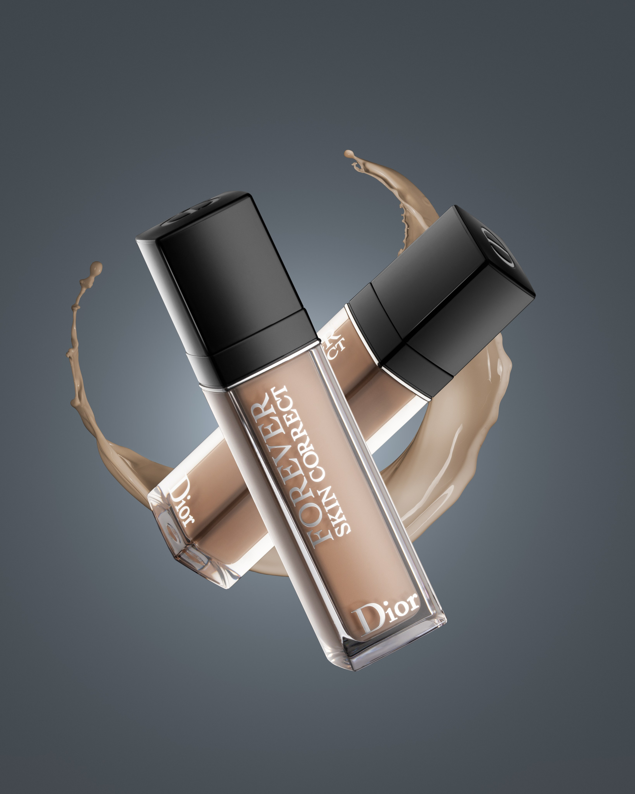 Fotografia produktowa podkładu, kosmetyki premium, wykonana w Focusiv Studio. Profesjonalne zdjęcia reklamowe kosmetyków, Gorzów Wielkopolski, Poznań, Szczecin, Zielona Góra, Wrocław.