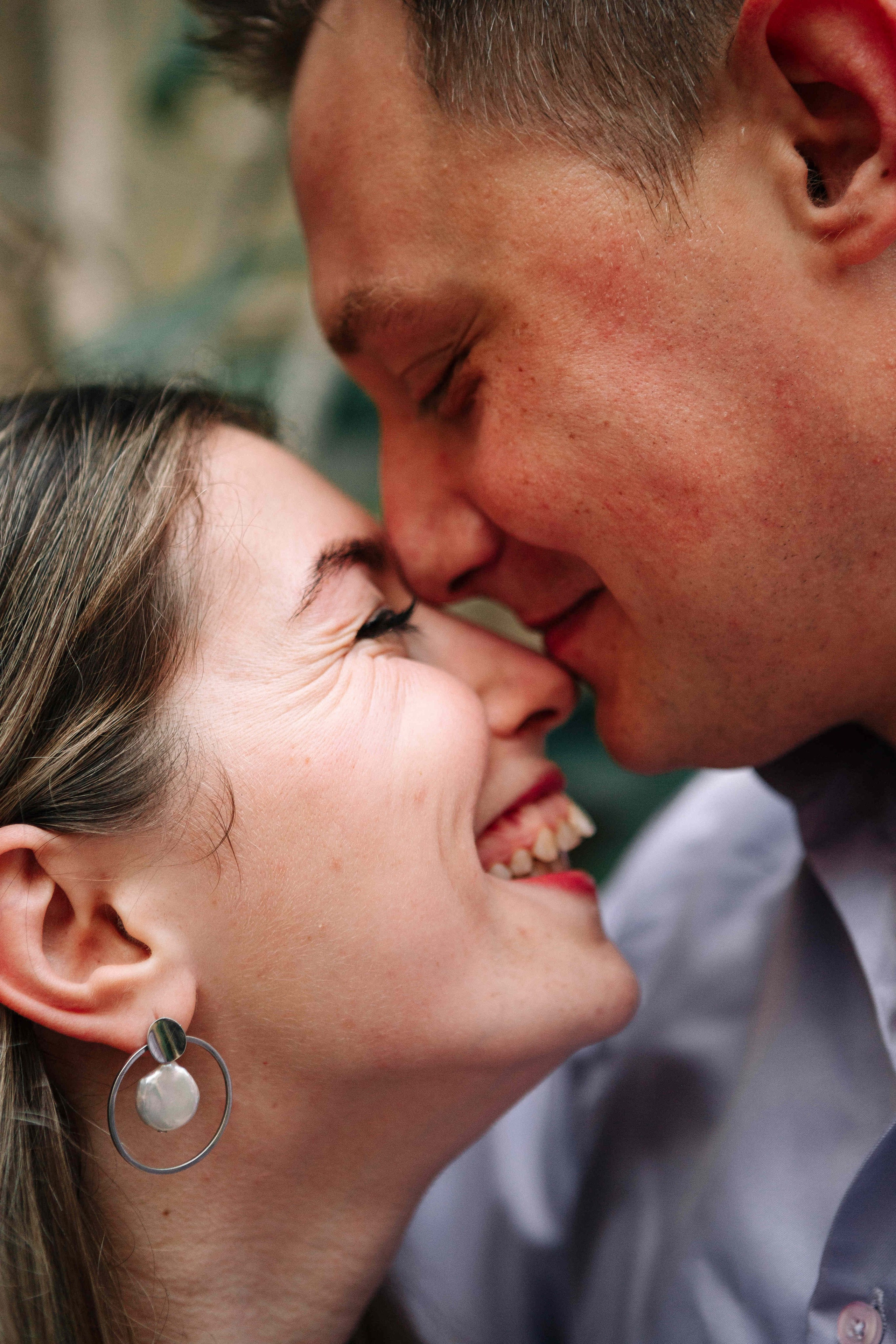 LOVERS IN JAFFO. PHOTOGRAPHER IN ISRAEL