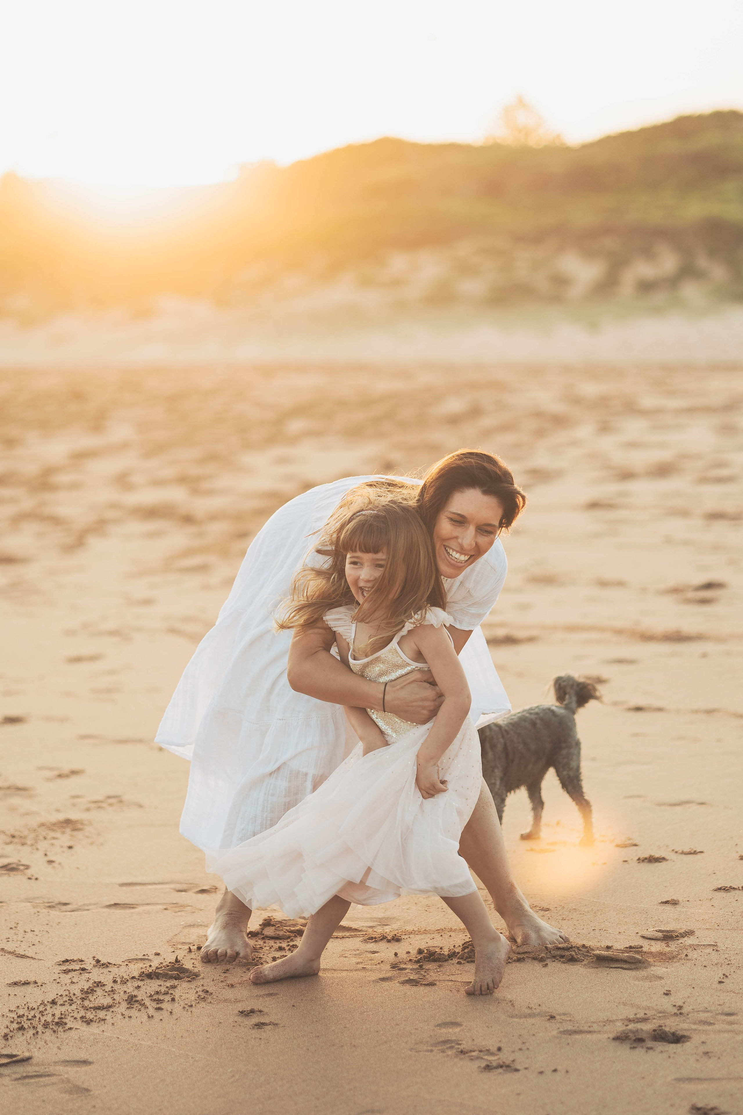 Kat + Andrew + Bella + Roxie. True Story Photography