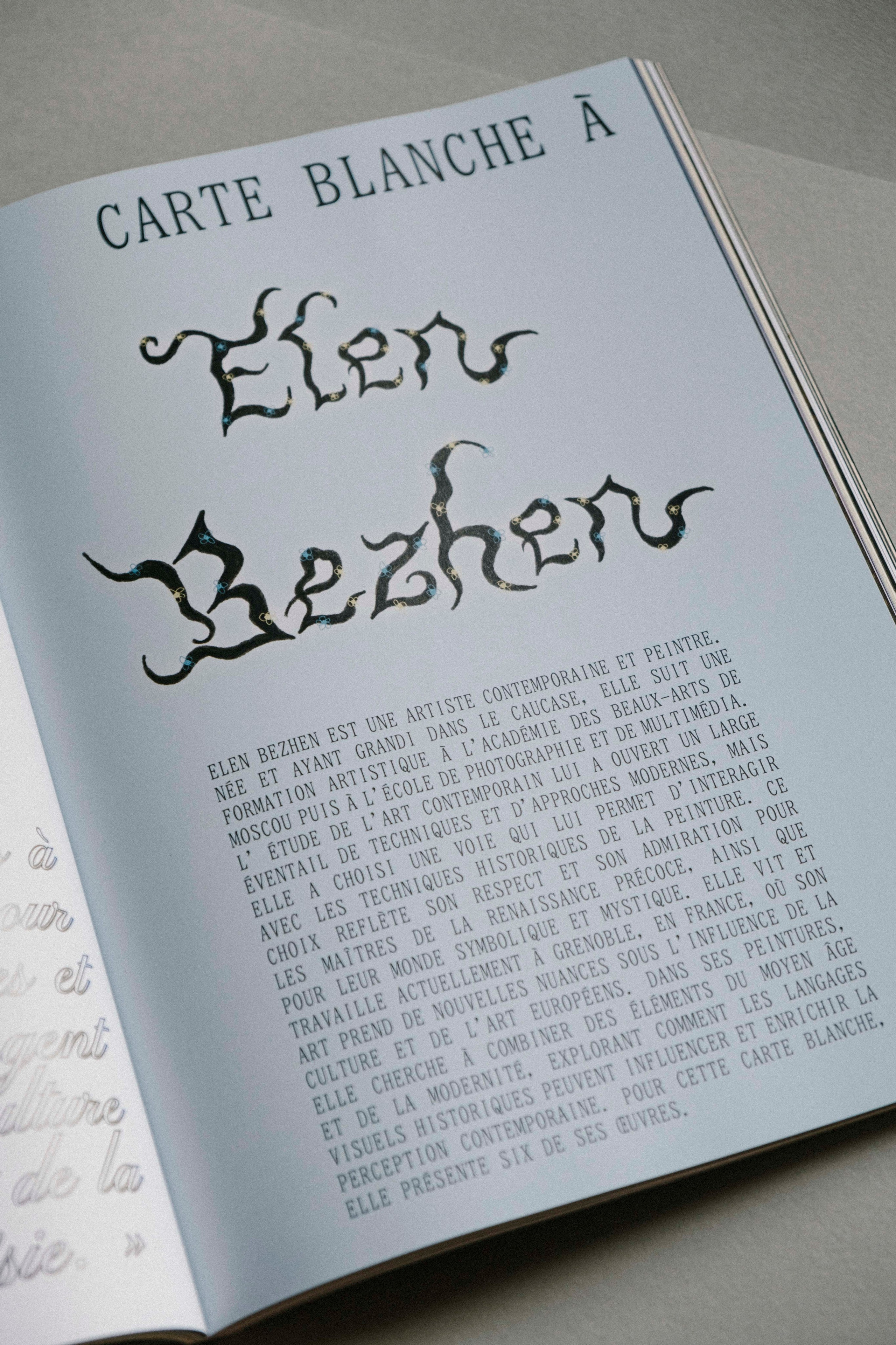 Publication in CENSORED Magazine. ELEN BEZHEN
