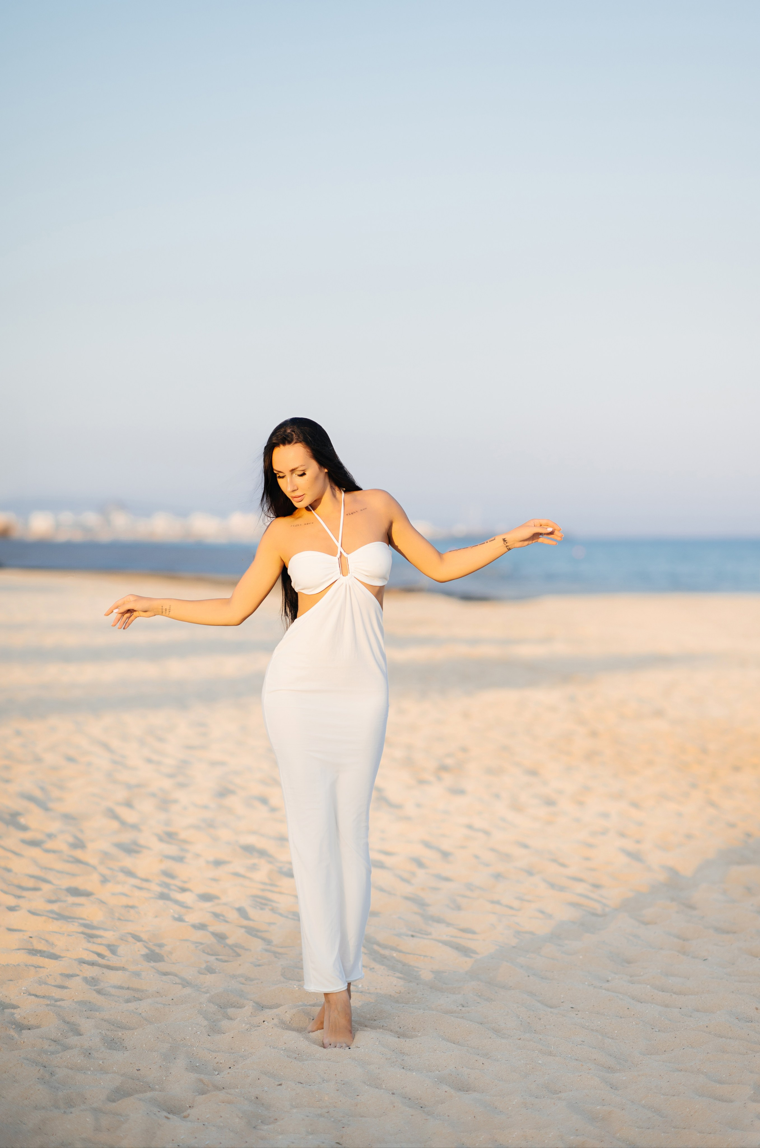 На пляже. Фотограф на Кипре