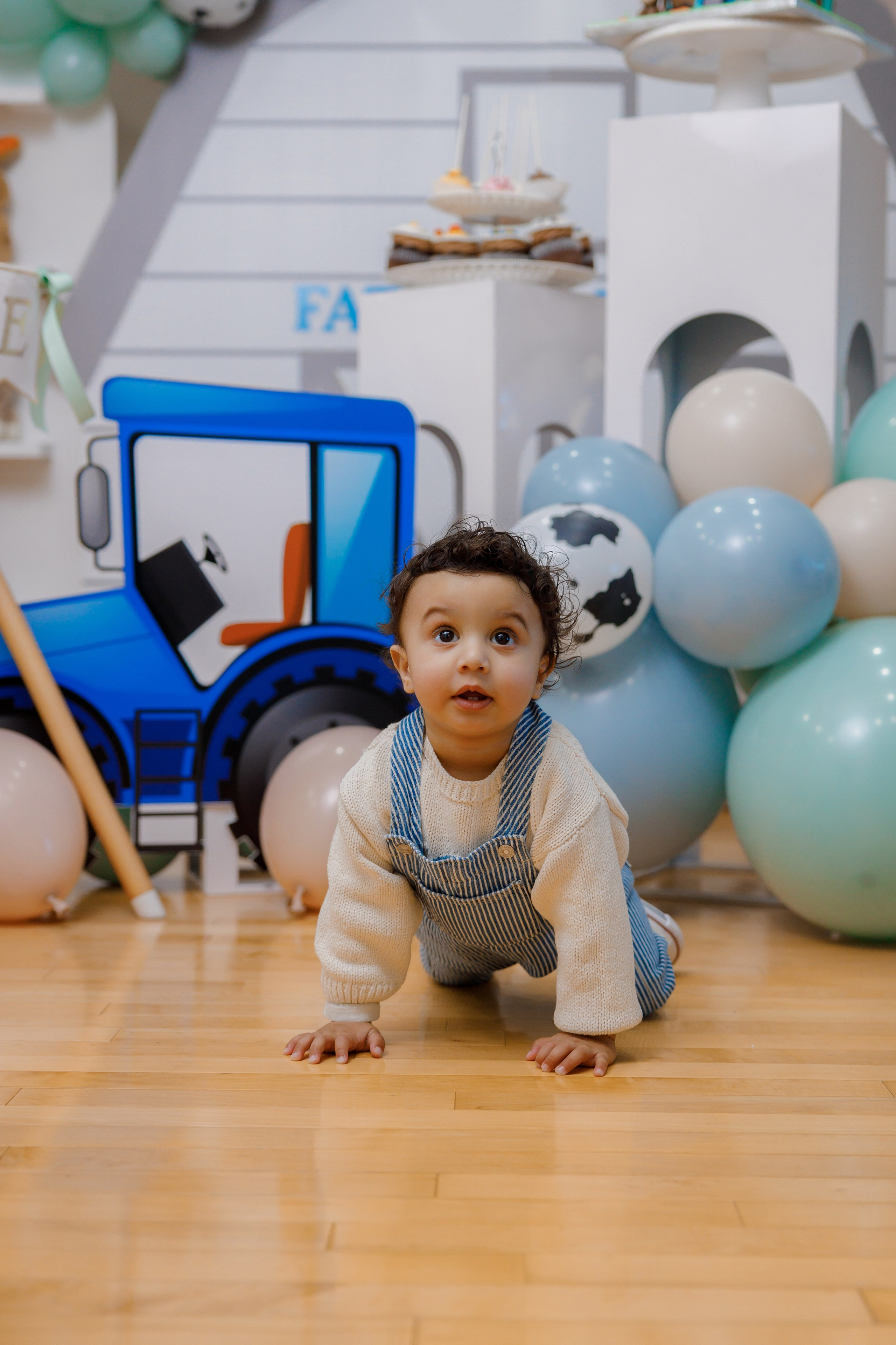 Fateh’s 1st birthday. Home