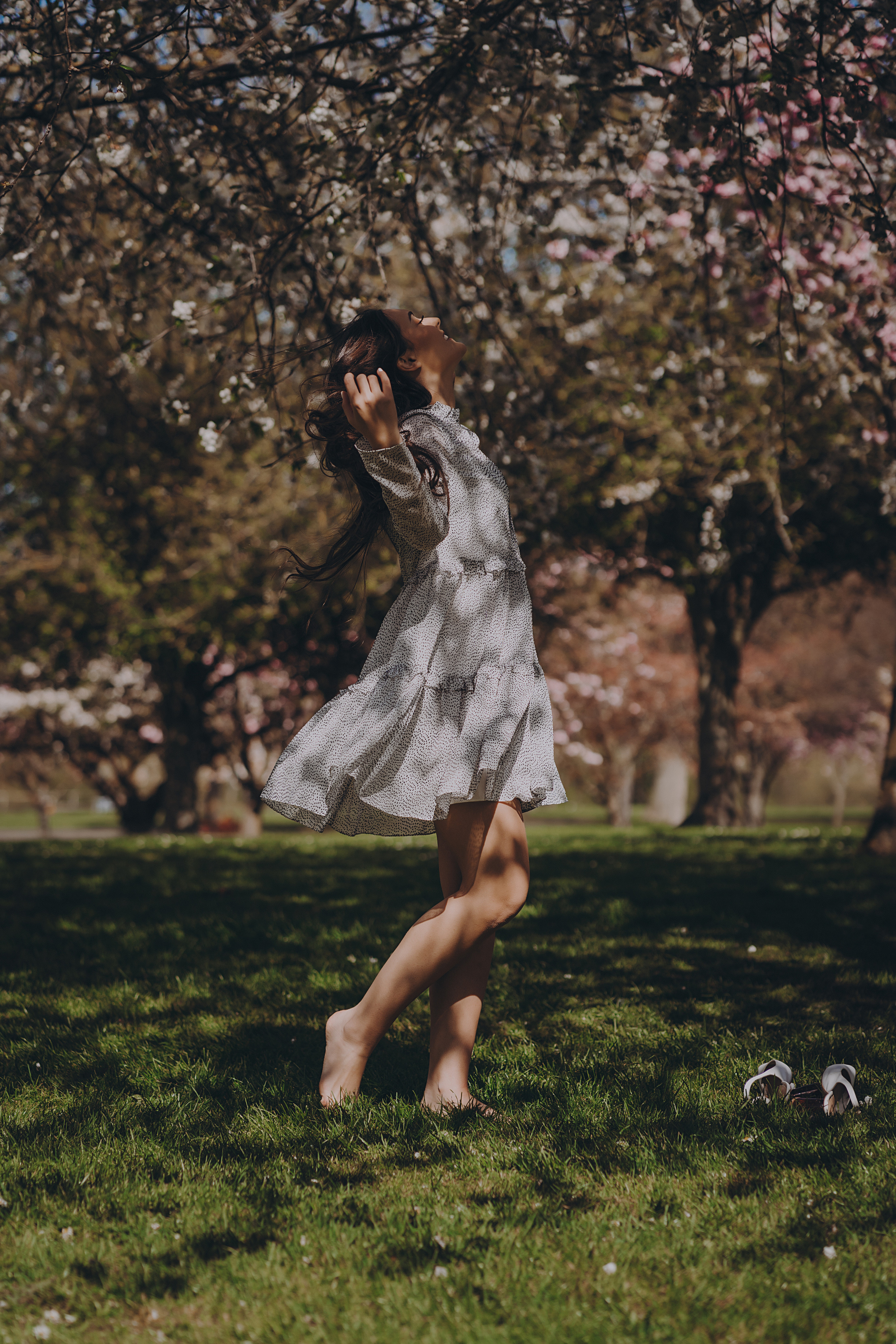 Eliza in cherry trees. Maternity/Love story/Wedding photographer