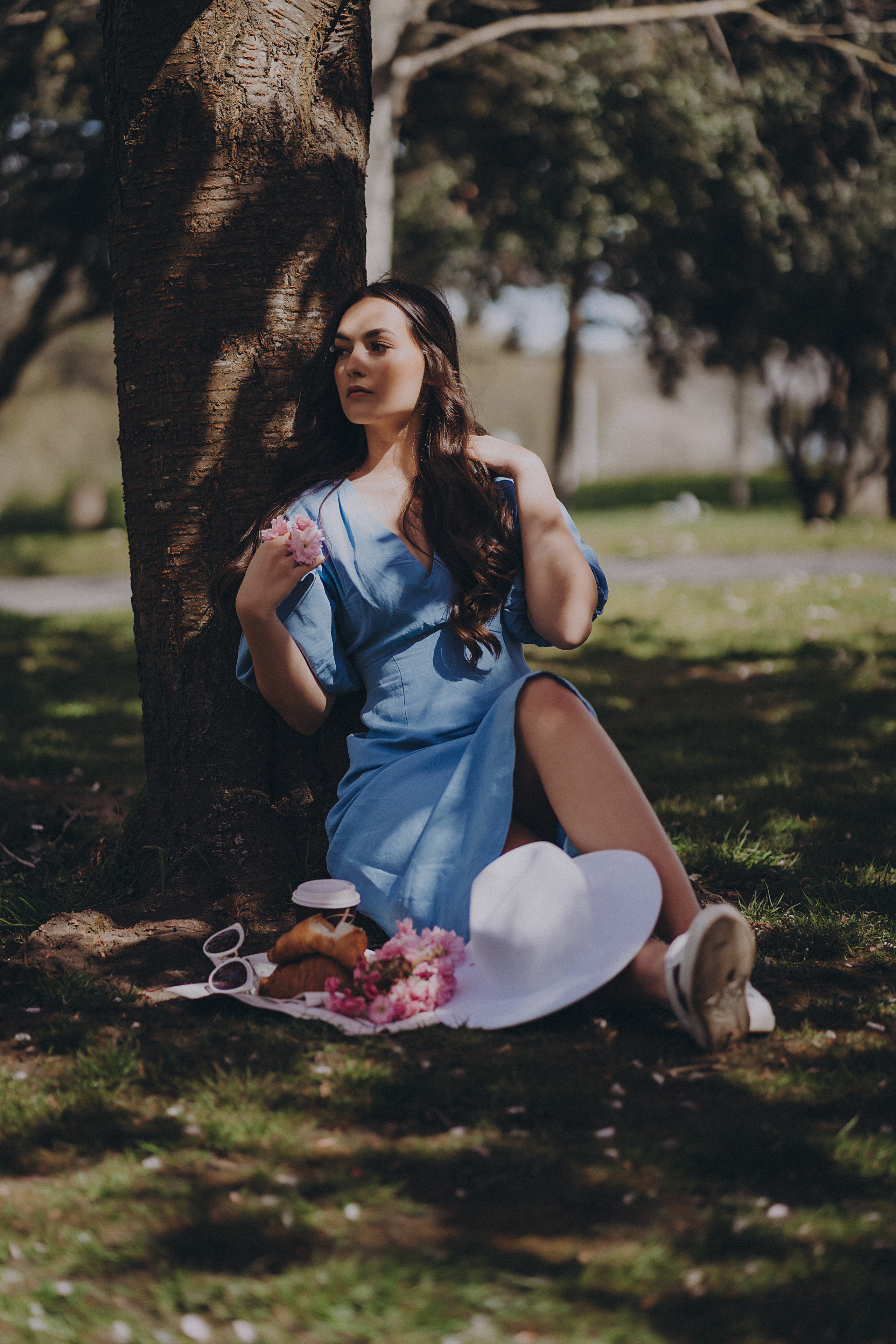 Eliza in cherry trees. Maternity/Love story/Wedding photographer