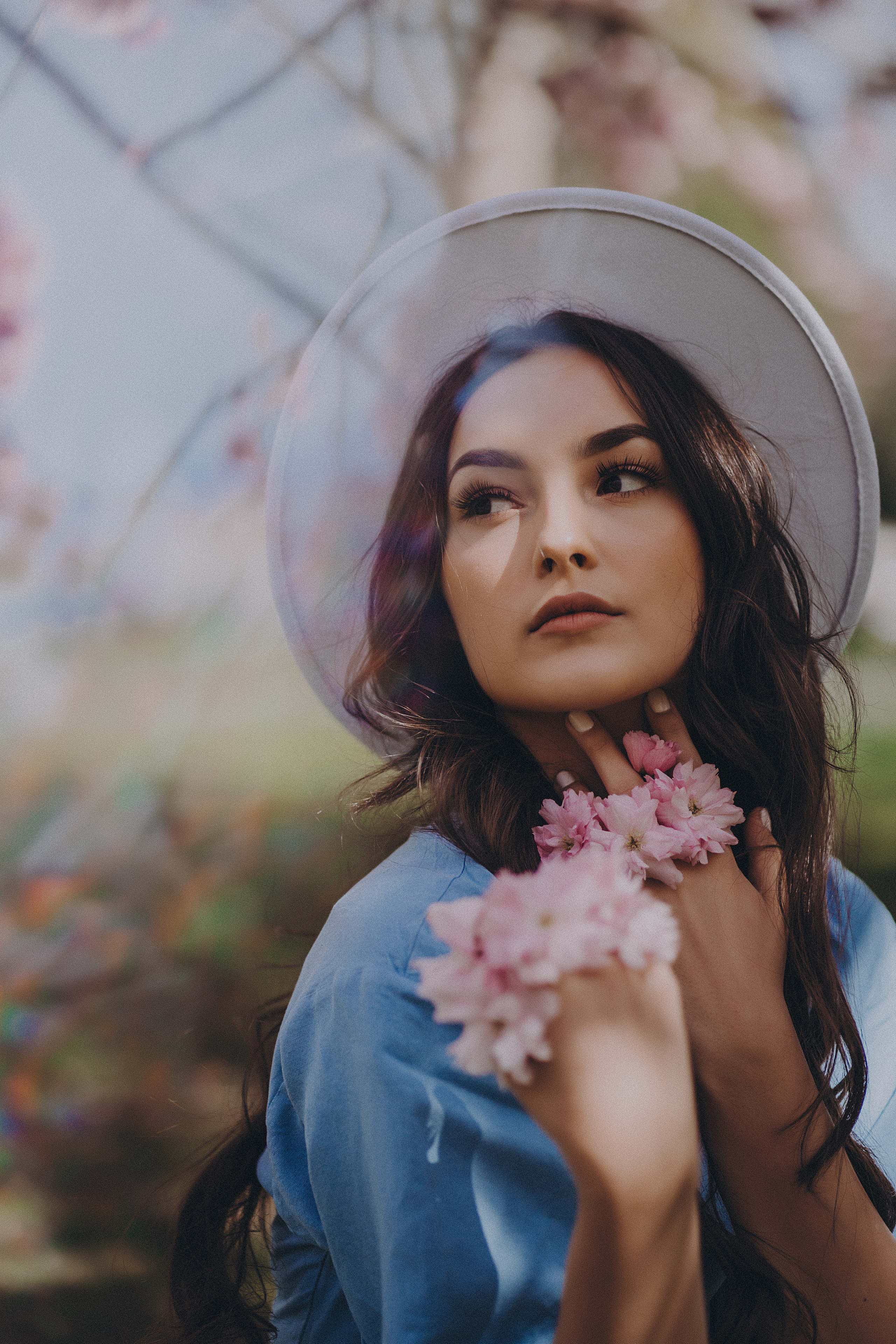 Eliza in cherry trees. Maternity/Love story/Wedding photographer