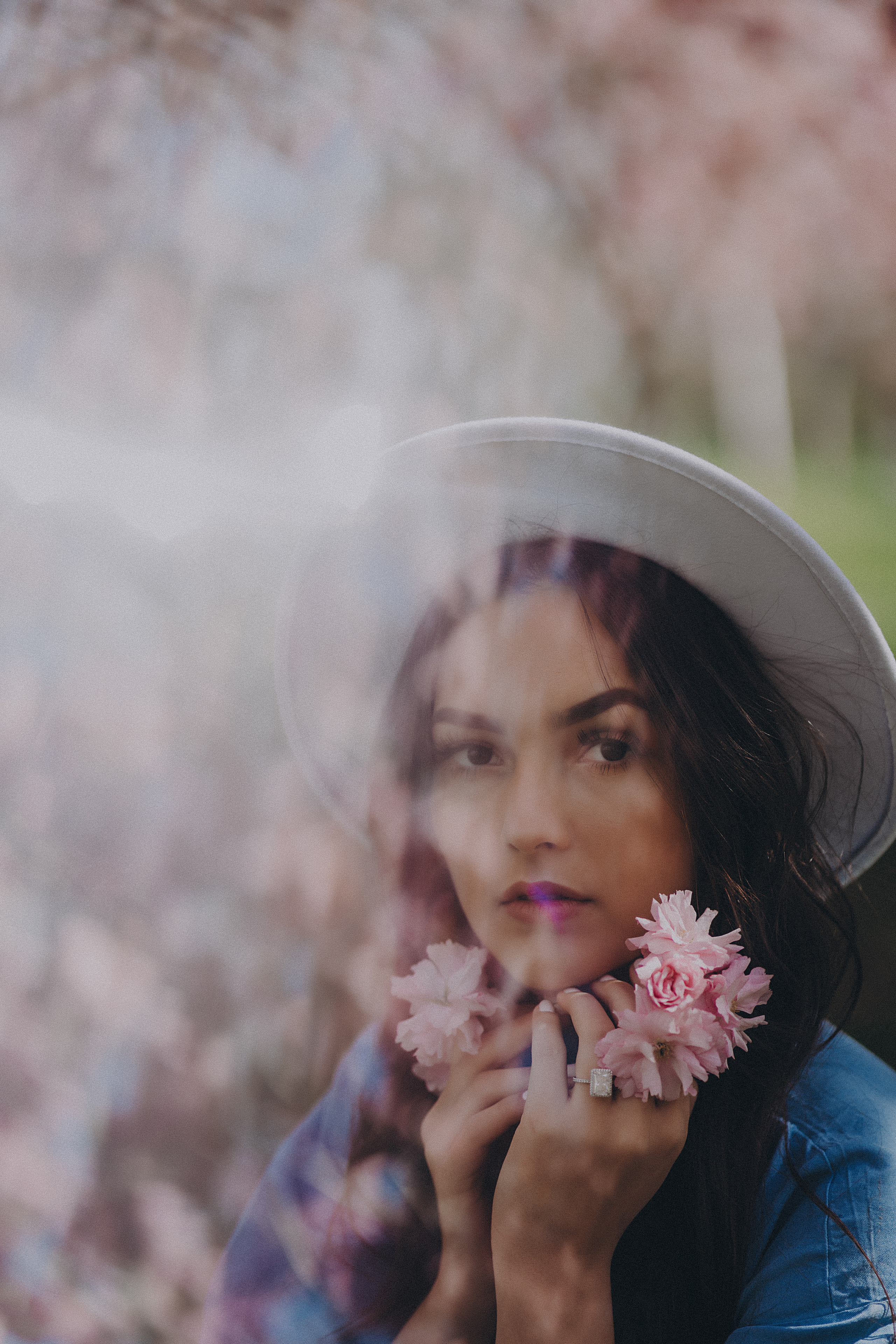 Eliza in cherry trees. Maternity/Love story/Wedding photographer