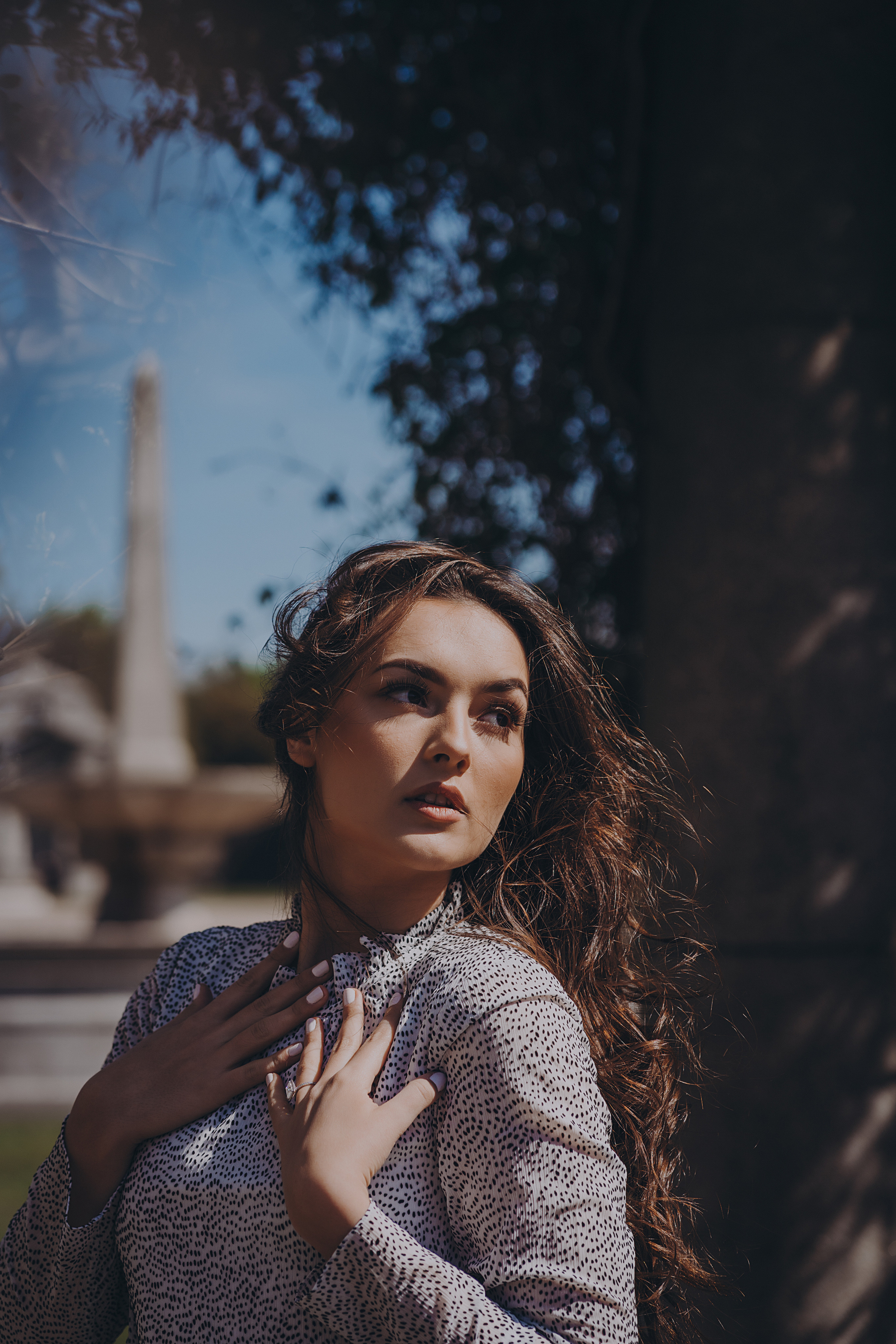 Eliza in cherry trees. Maternity/Love story/Wedding photographer