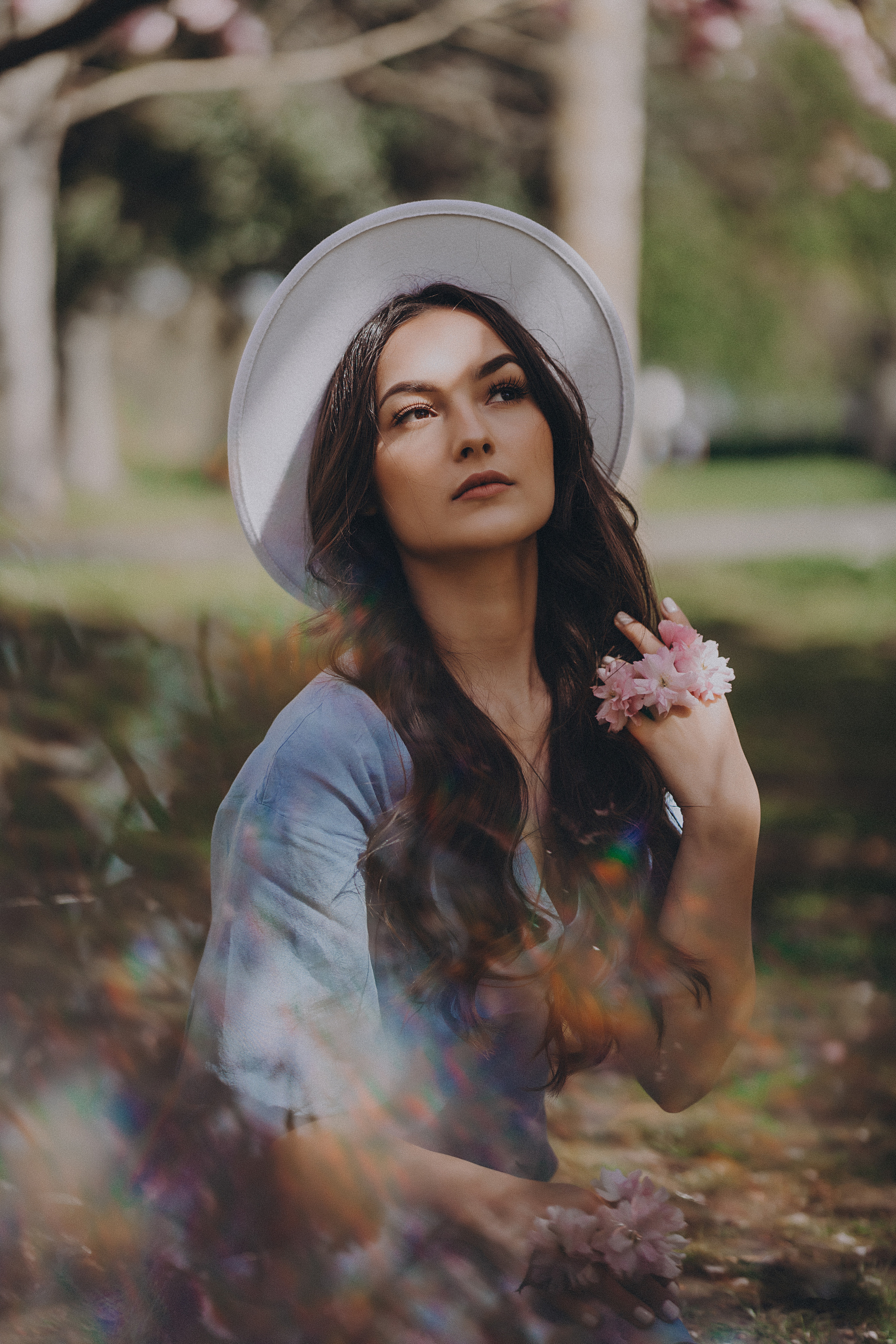 Eliza in cherry trees. Maternity/Love story/Wedding photographer