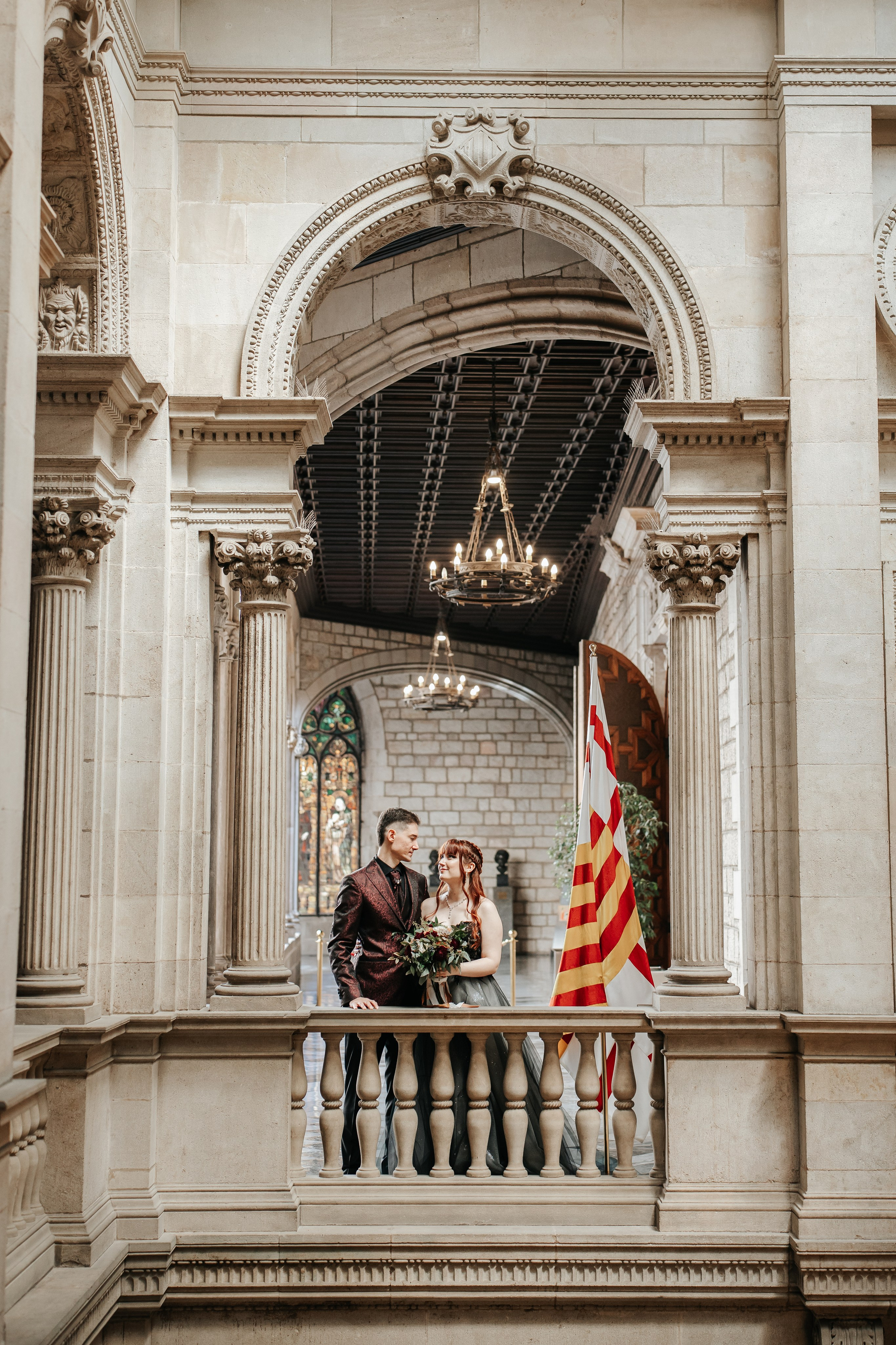 Alicia+Ruben, 04.10.2025, Ayuntamiento de Barcelona, Hotel Miramar. Wedding photographer in Catalonia