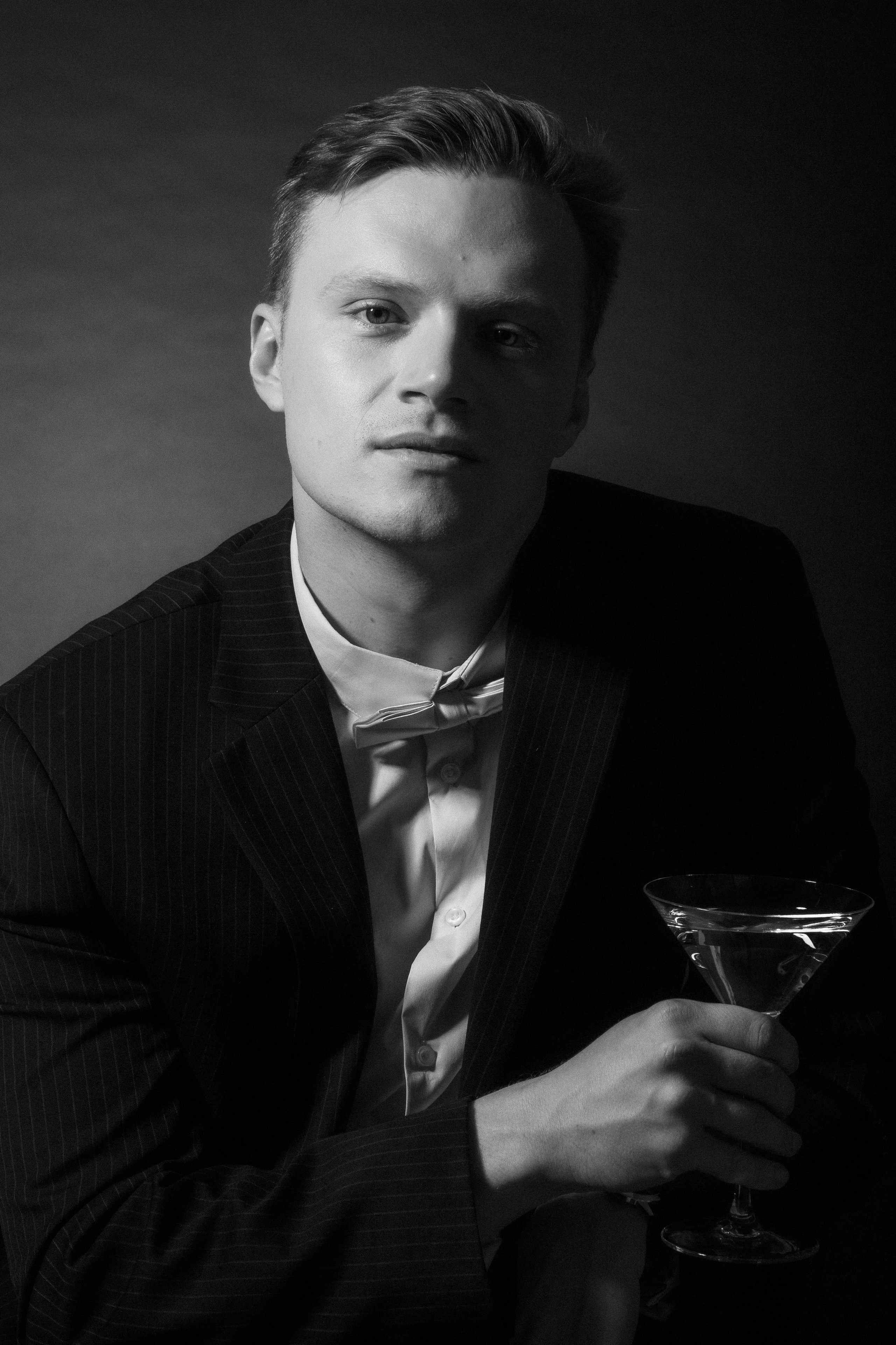 Photoshoot for stand up artist Chris Falman «The Golden Age of Hollywood». Kseny Kolesnik Photography