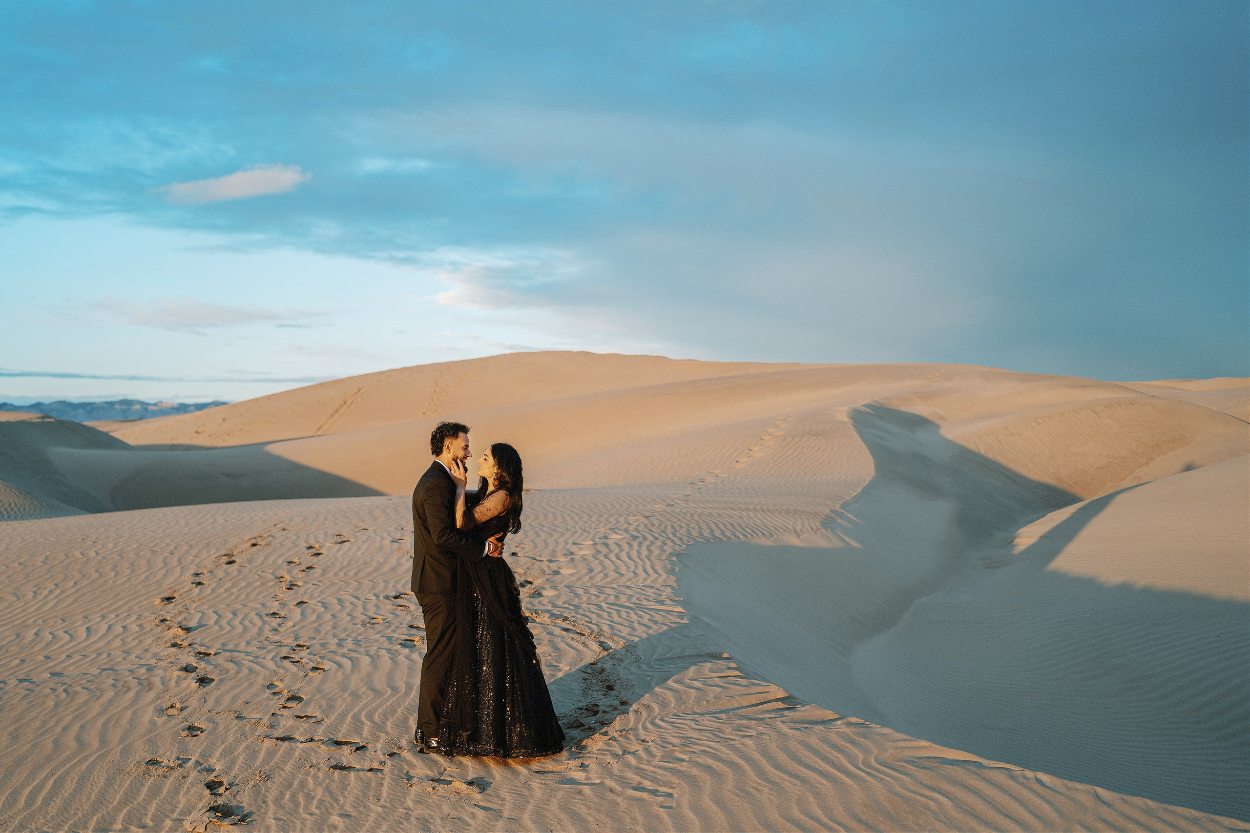 Elopement at Pismo Beach Sand Dunes, California. Wedding Photography & Videography Team in California, Los Angeles, San Francisco, San Diego and Travel