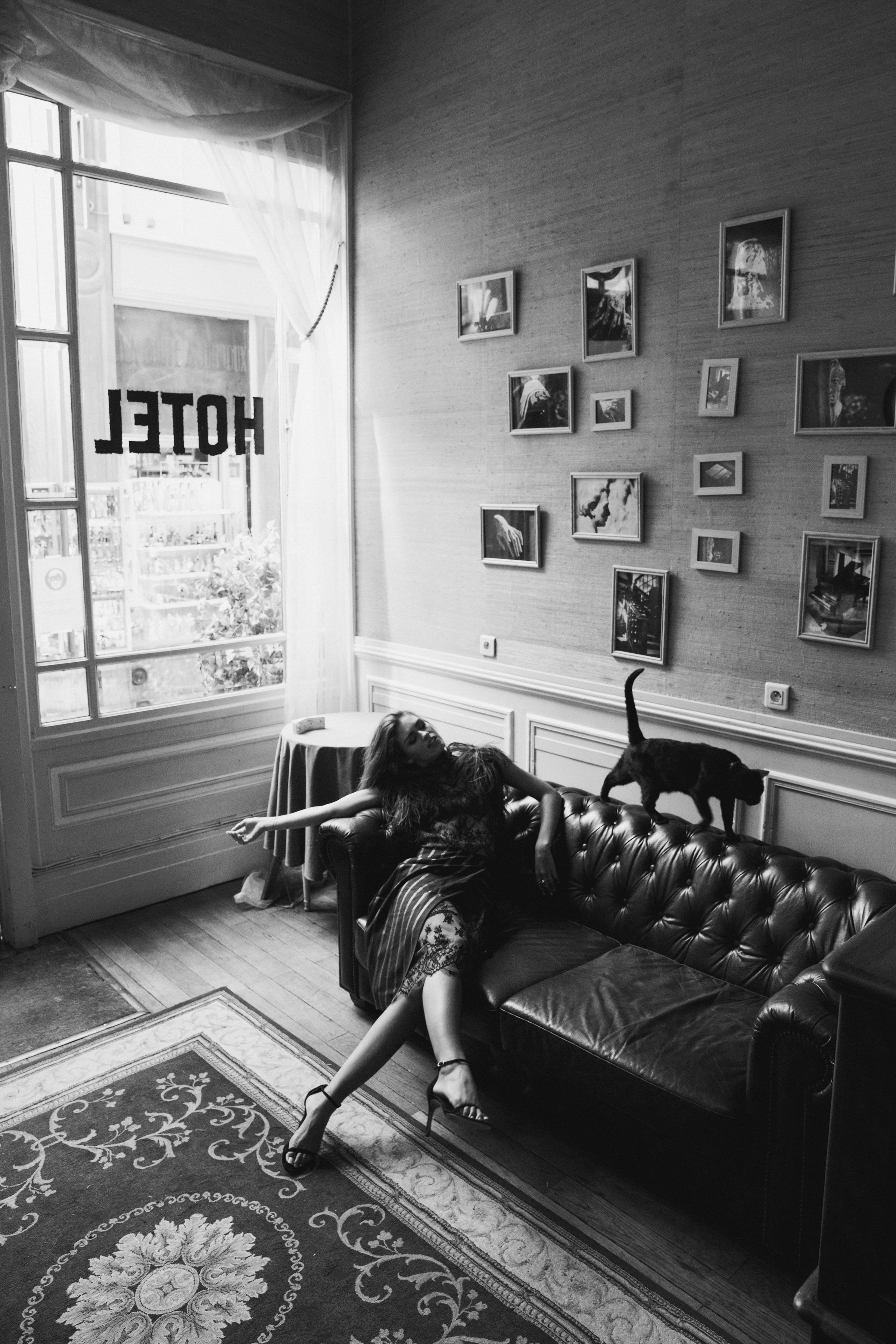 An Editorial Hotel Portrait Session in Paris — Polina. Paris Wedding Photographer