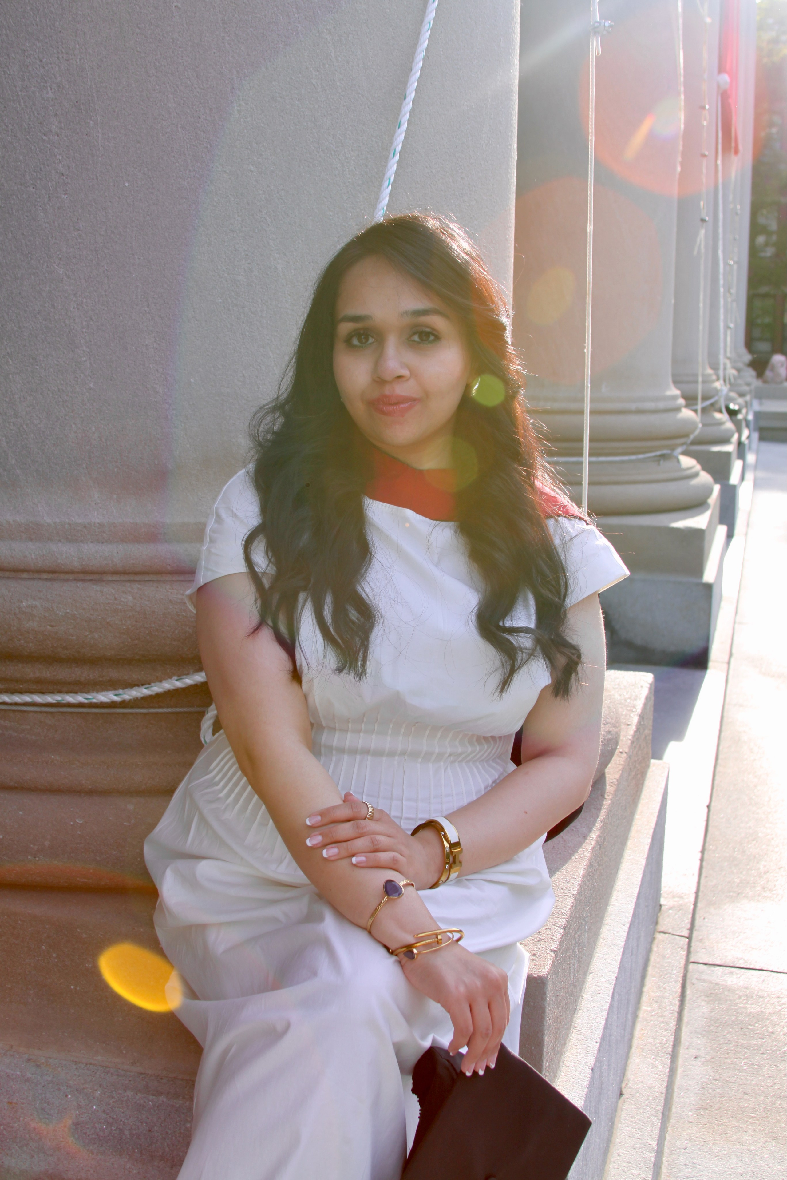 Masters graduation with Sadaf (part of group shoot). Kelly Sang, graduation and portrait photographer in Boston
