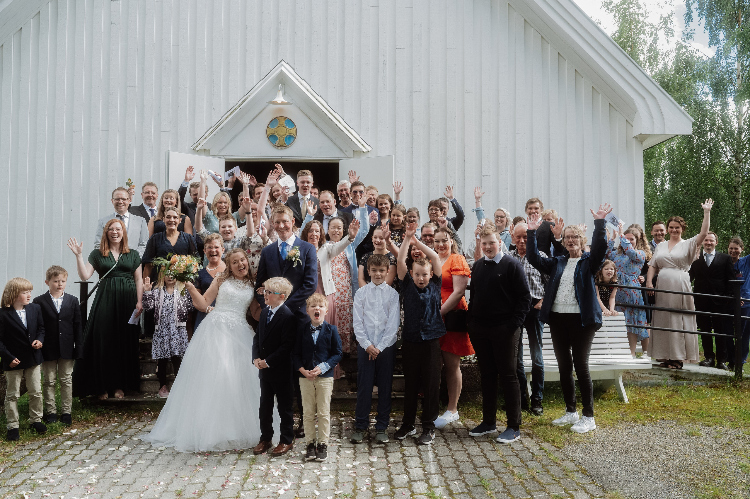 Bryllup i Ballangen kirke. Din fotograf i Narvik kommune