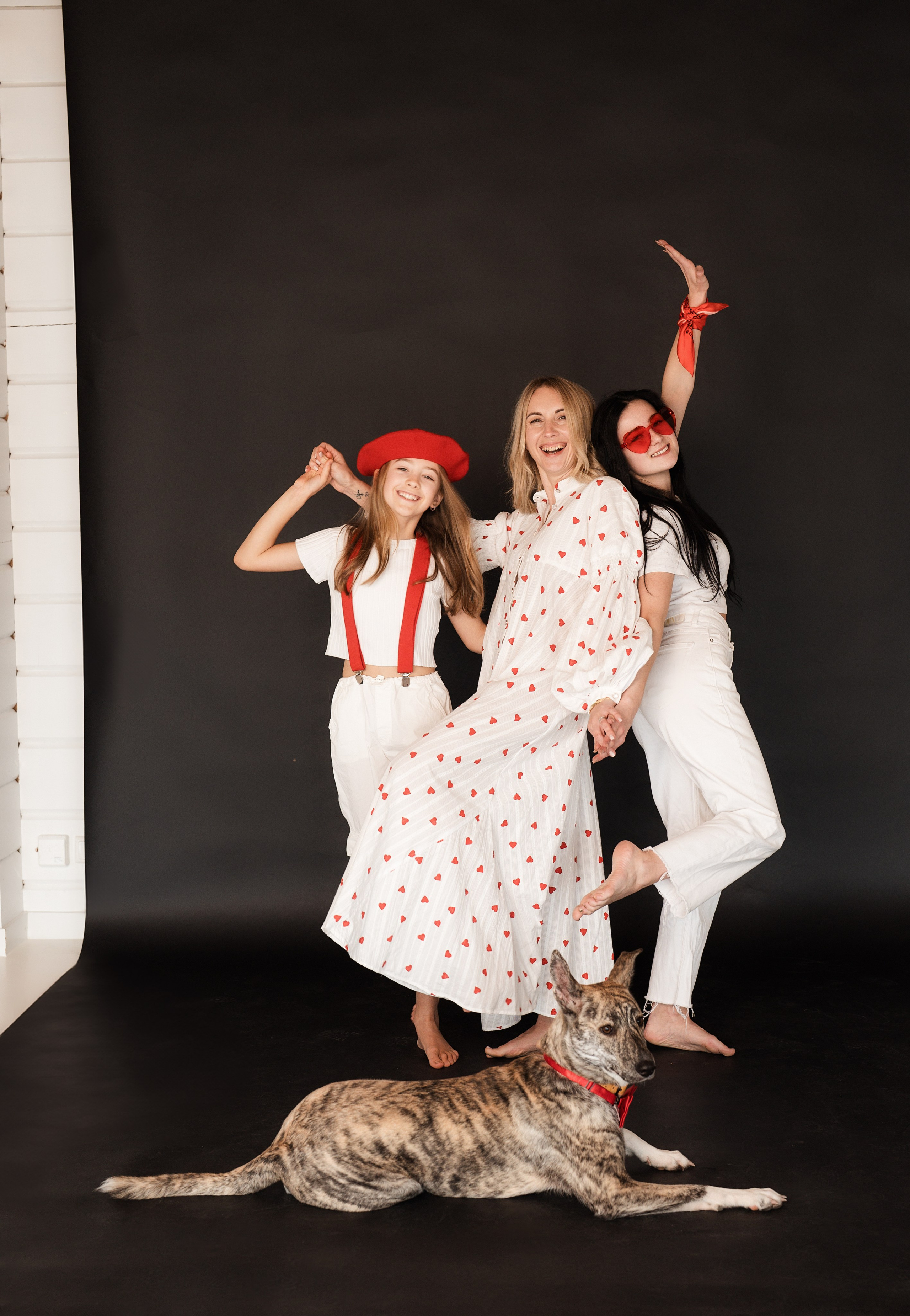 Three Hearts. Family, conceptual women portrait photograher in Geneva, Switzerland