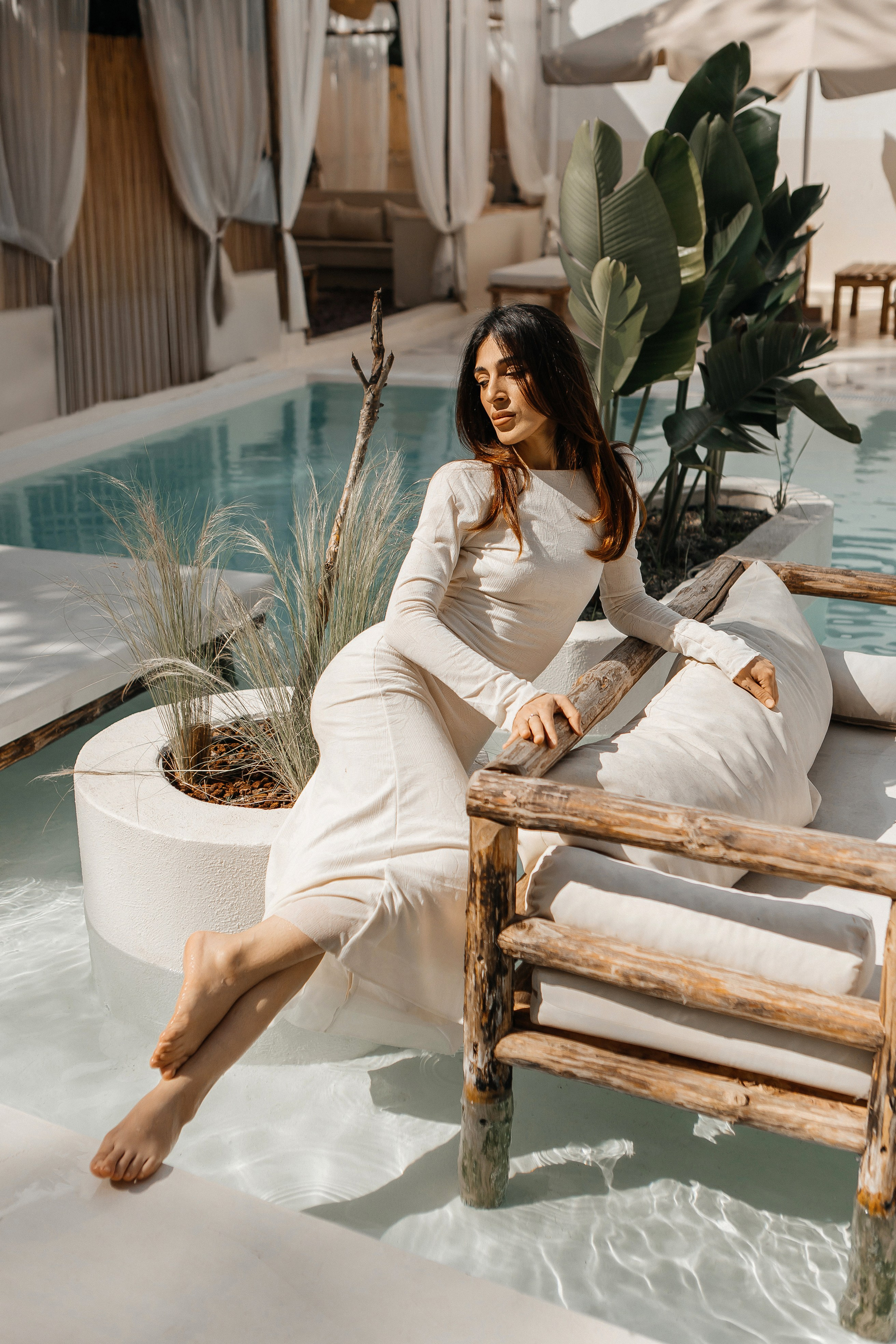 Бассейн в балийском стиле. Фотограф в Анталии, Кемере и Белеке