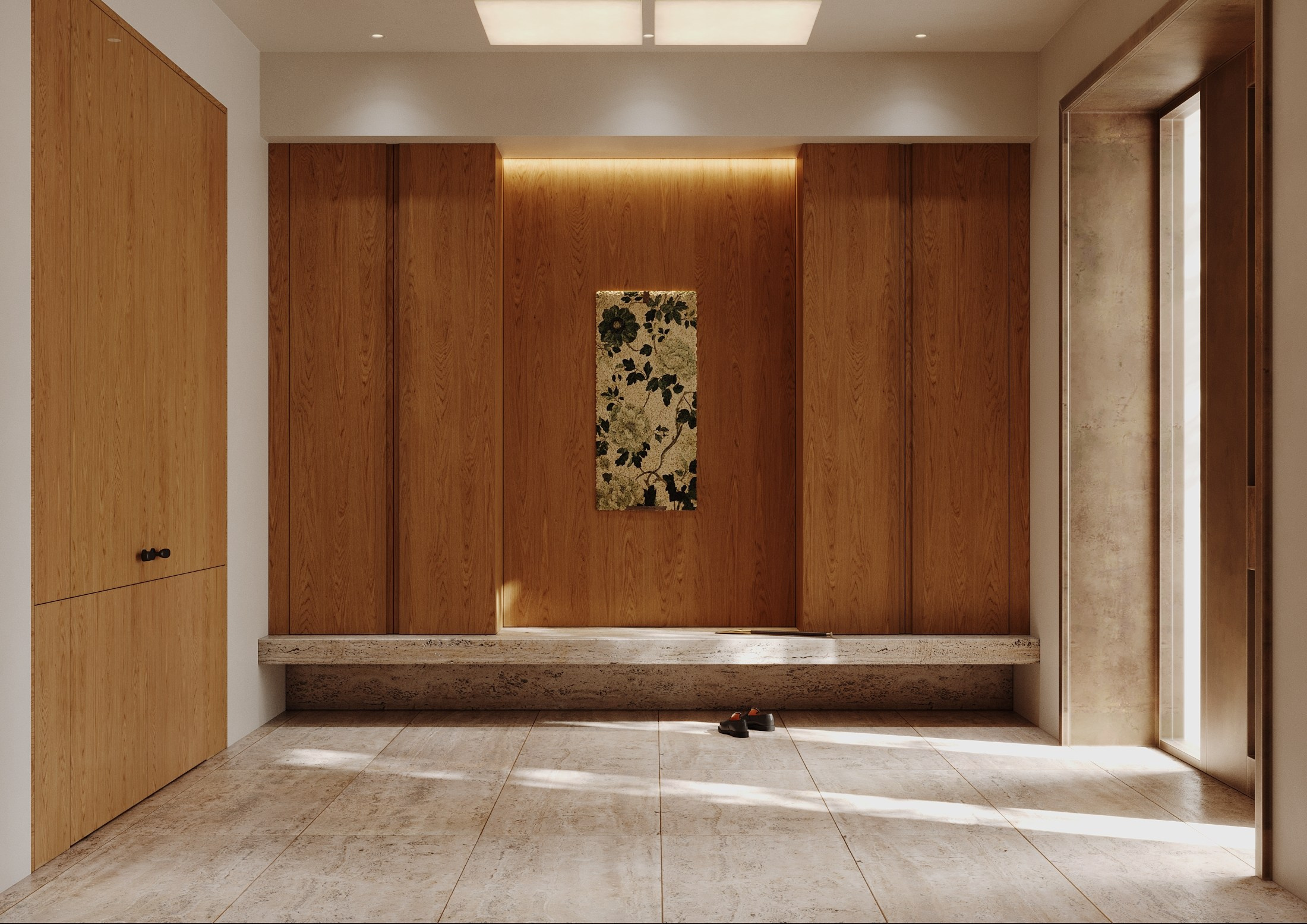 Дом Охтинский Парк. Интерьерная и предметная 3D визуализация