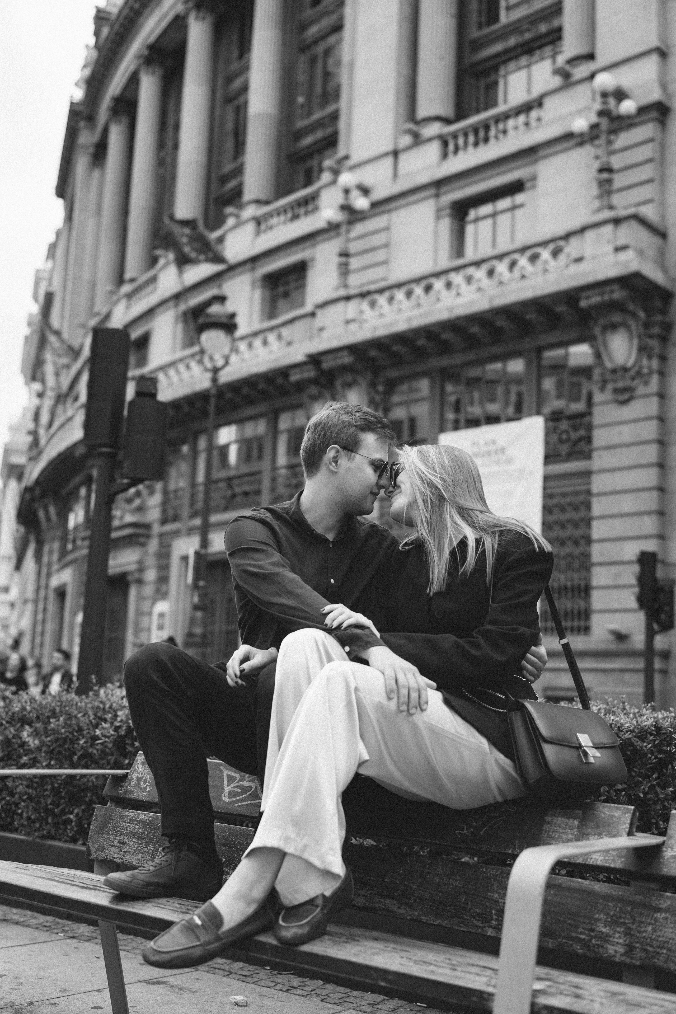 Marriage Proposal in Madrid historic Center. Photographer in Madrid, Spain. Alyona Belyaninova
