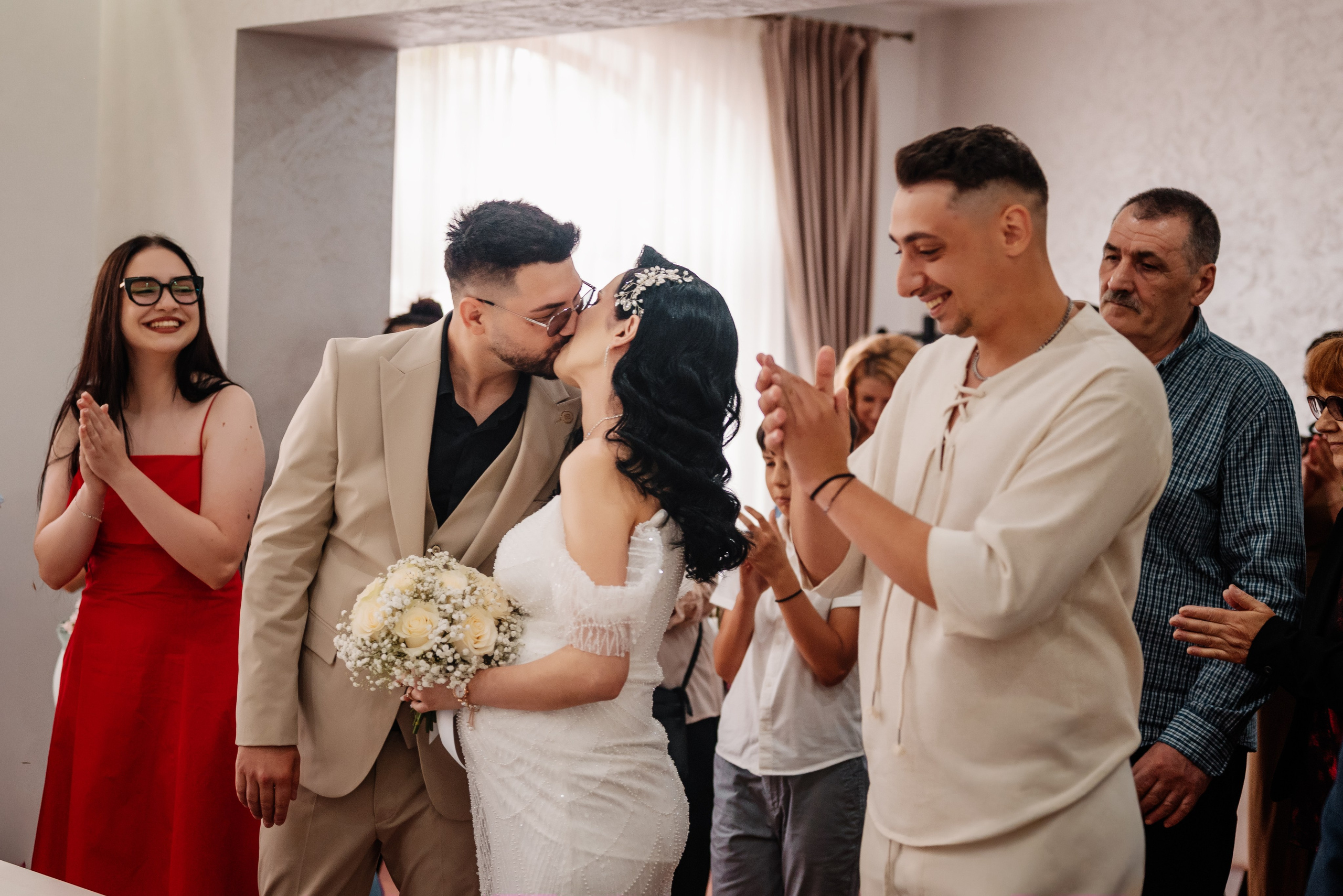 Fotografie de la cununia civilă Andreea & Ionuț 2026 realizată de Sabin Florin Fotograf.