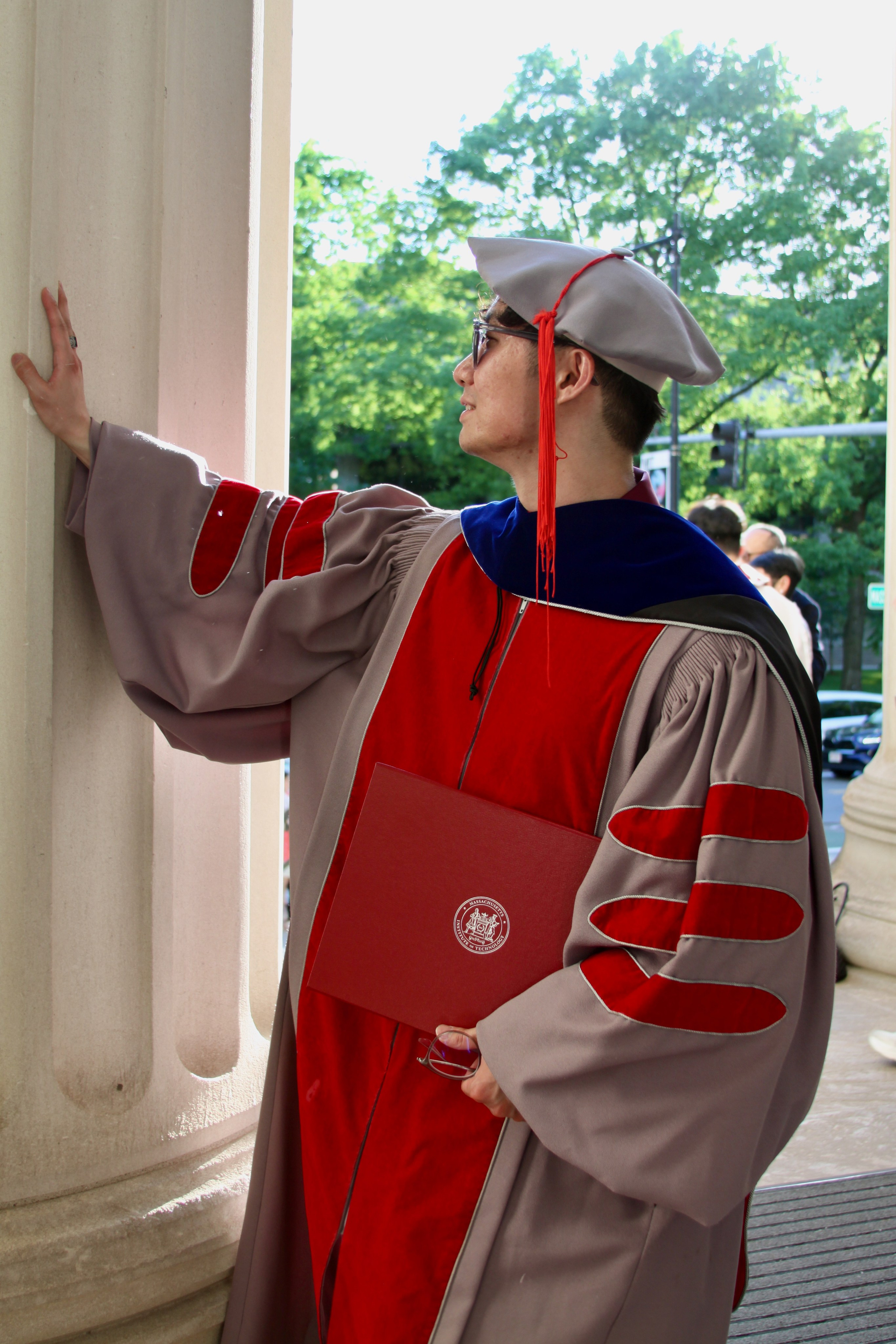 PhD graduation with Elton. Kelly Sang, graduation and portrait photographer in Boston