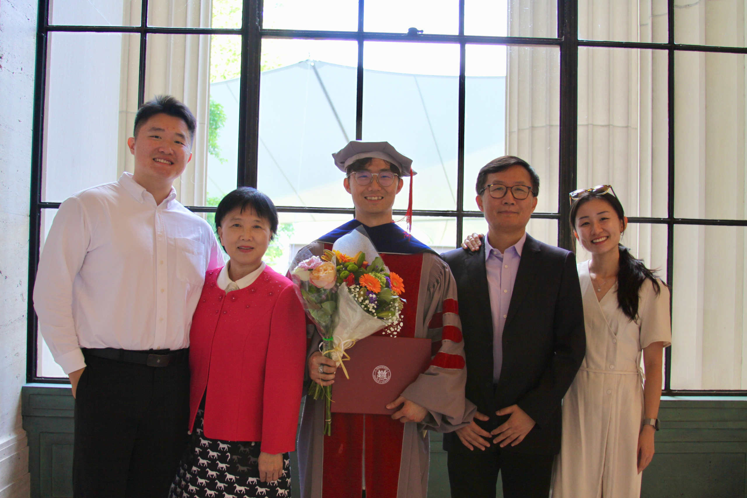 PhD graduation with Elton. Kelly Sang, graduation and portrait photographer in Boston
