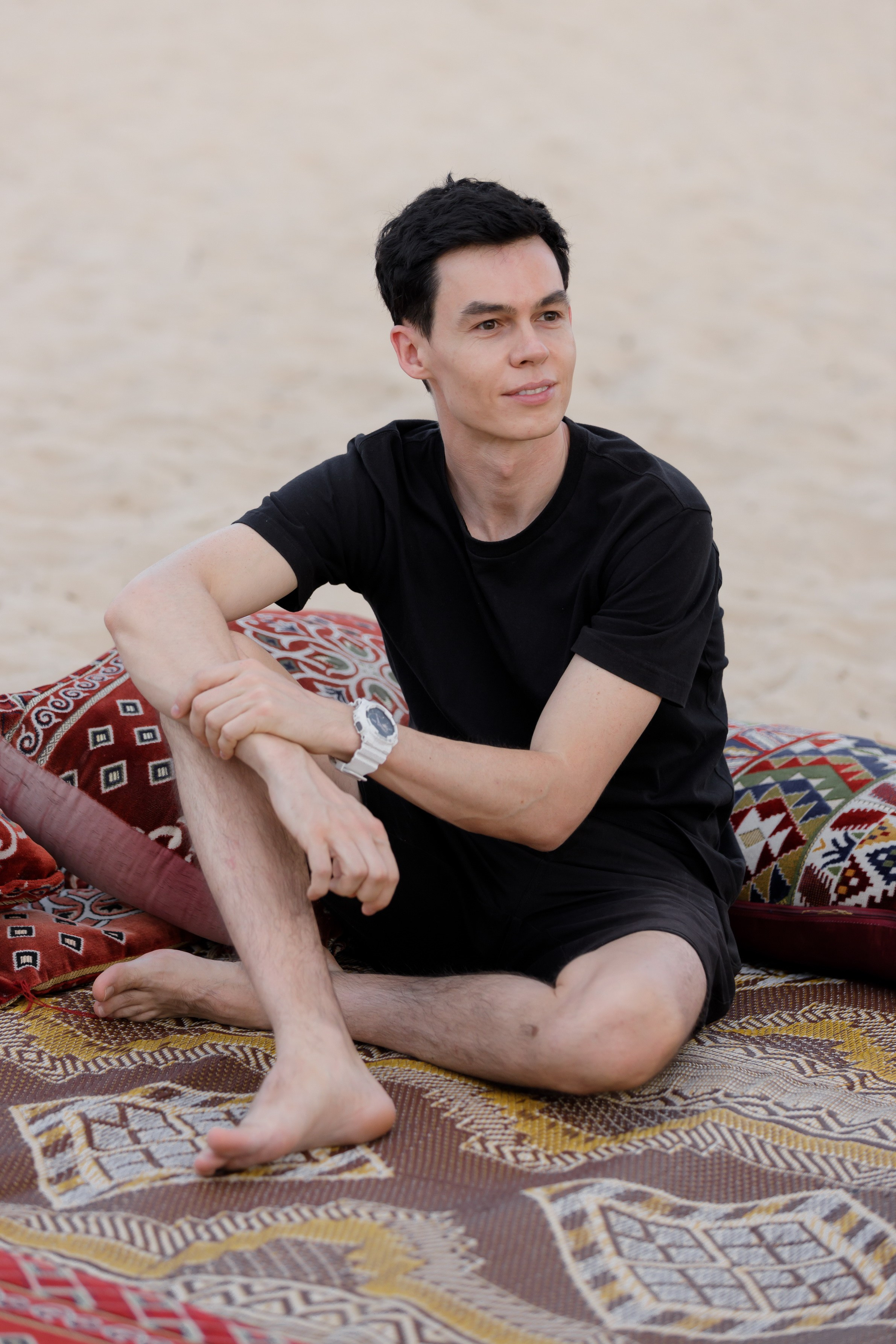 Oleg Torbosov — Meeting with subscribers in the desert. Photographer Anna Curly | Weddings and Events in Dubai