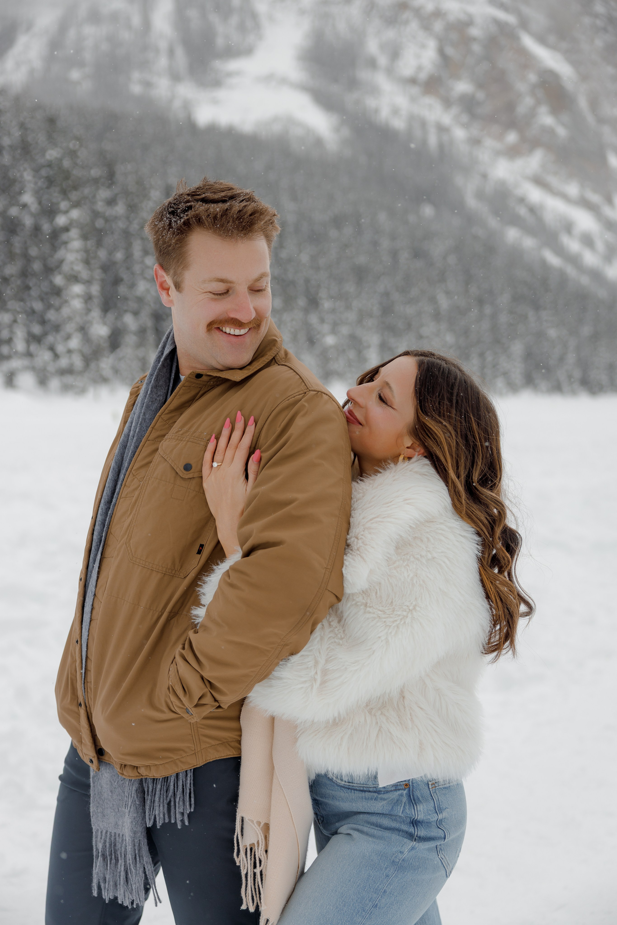 Lake Louise engagement session. Home