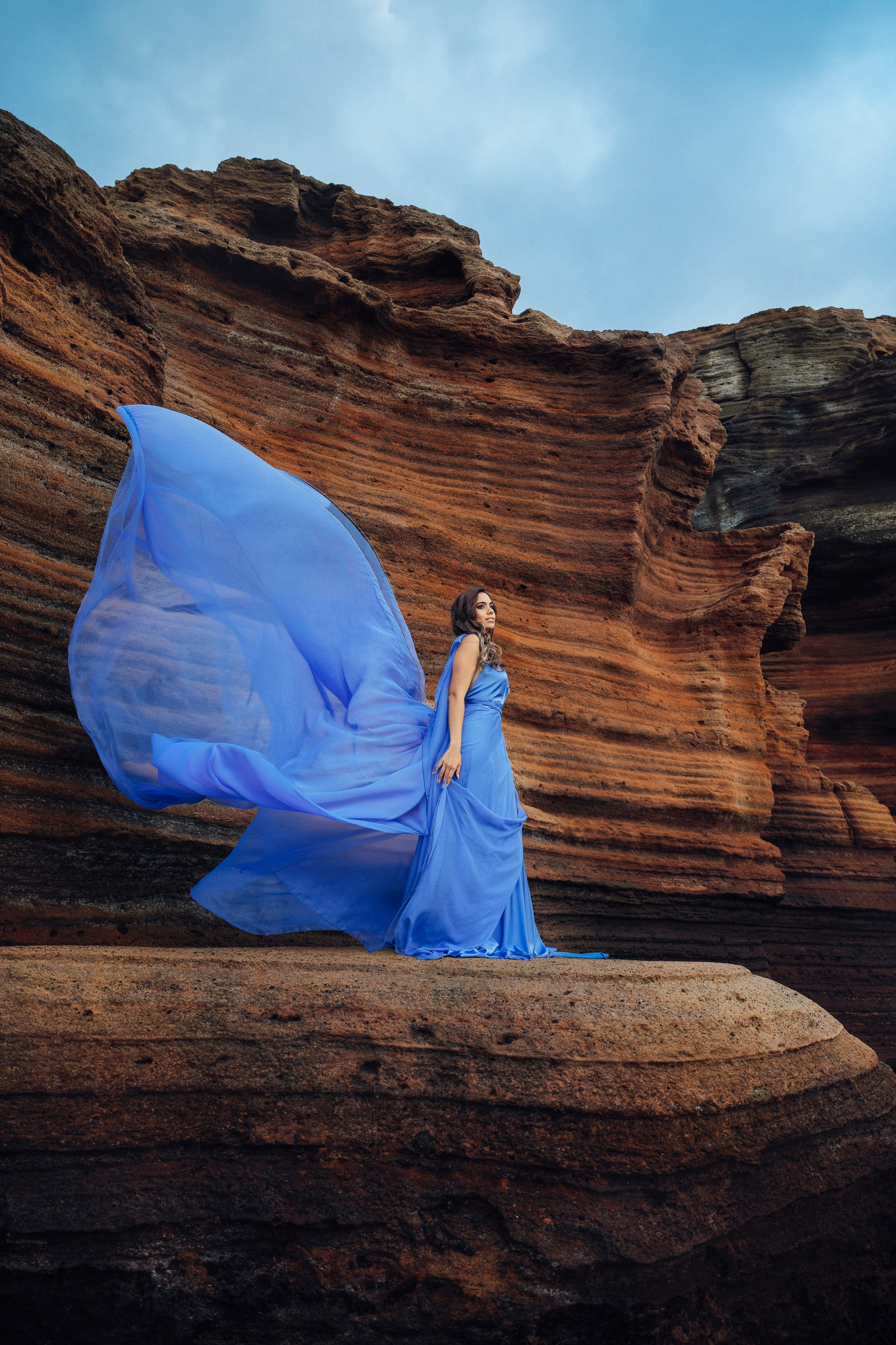 Vestido violeta #18 50 €. Tania Bonnet | Fotógrafa en Tenerife | Flying Dress & Family Photographer