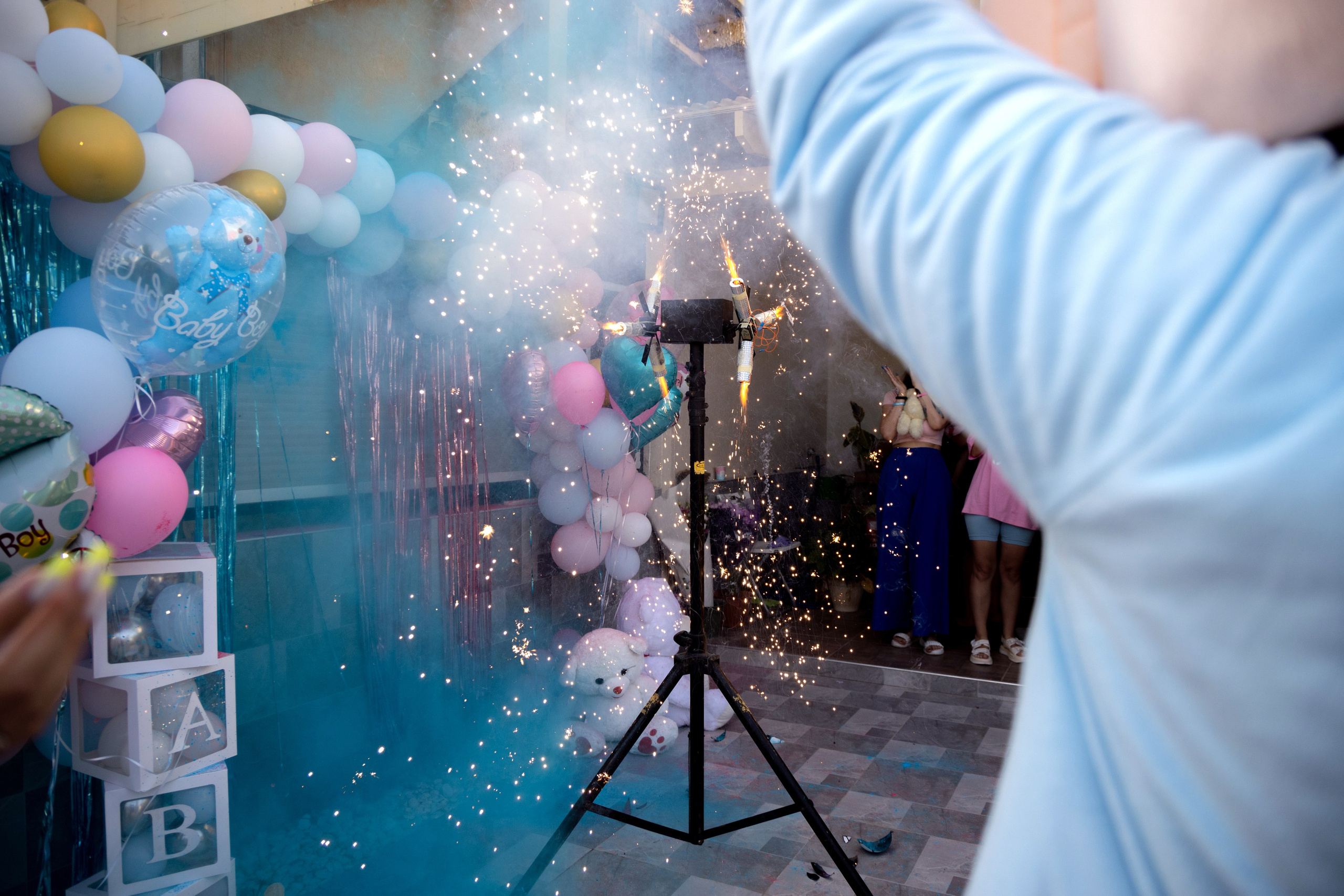 Gender Party for Alina and Michael. Home