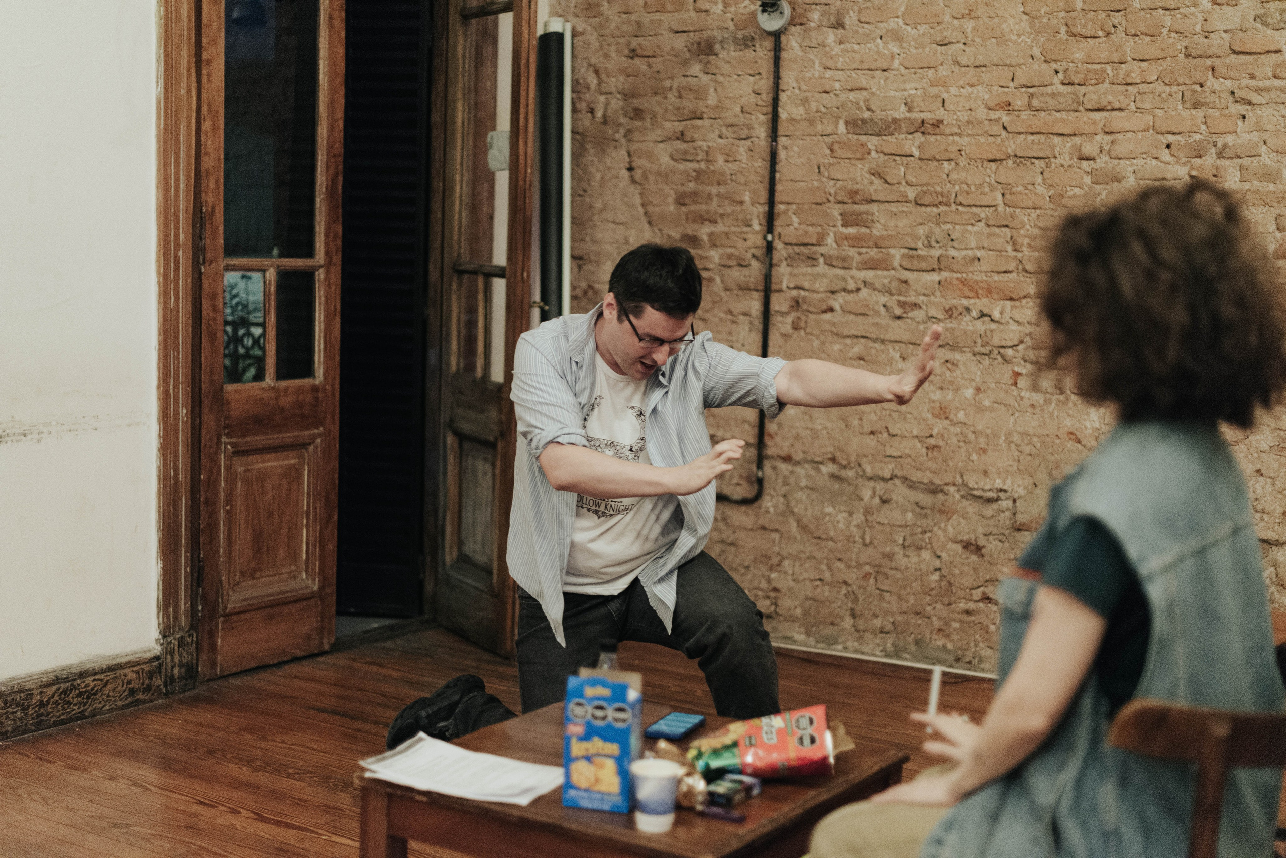 Репетиция @ojo.teatro. Photographer @elmirkami in the city of Buenos Aires