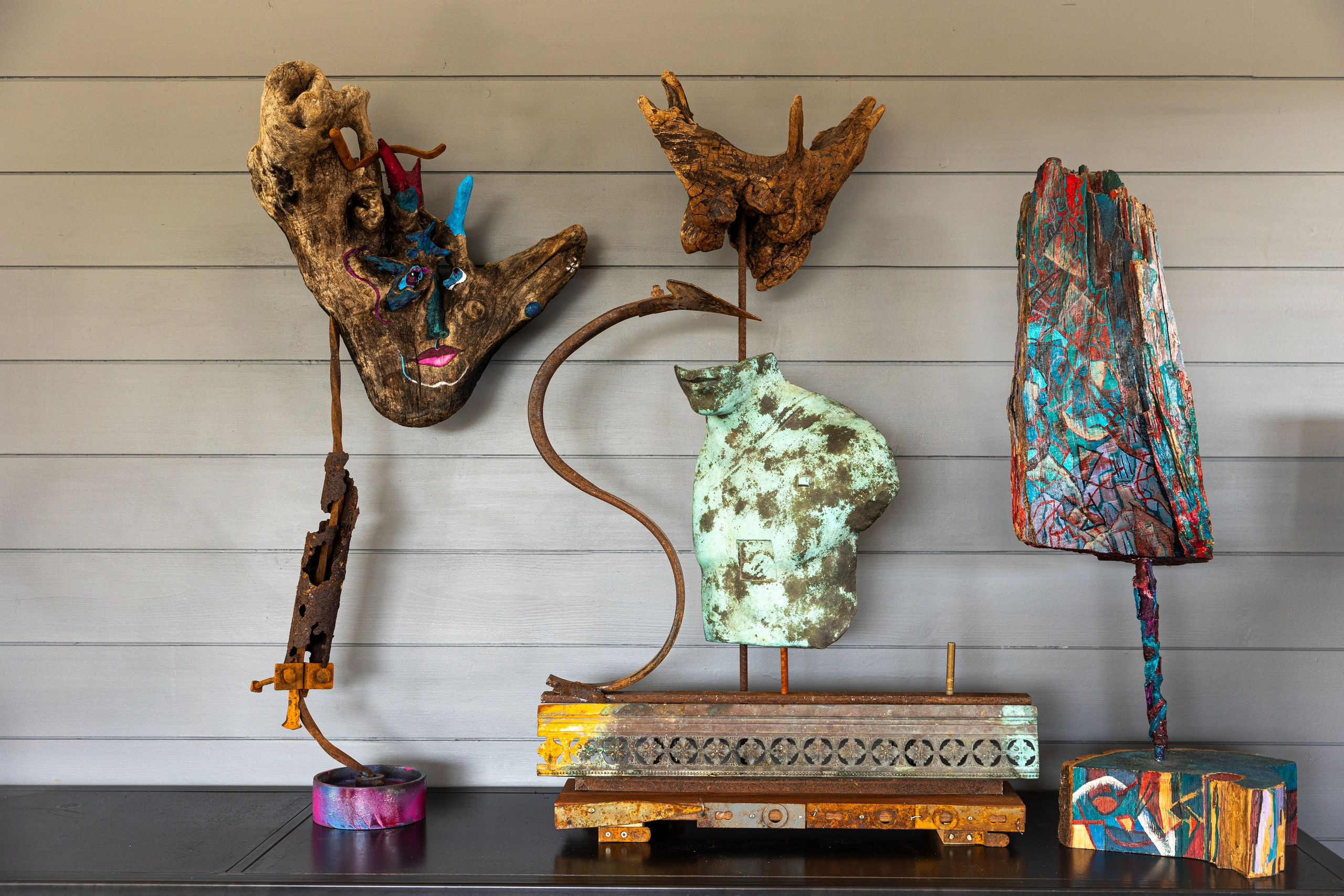 Wood and Metal Sculptures. Anne-Flore REY, Artist — Painter and Sculptor in TOULOUSE (FR)