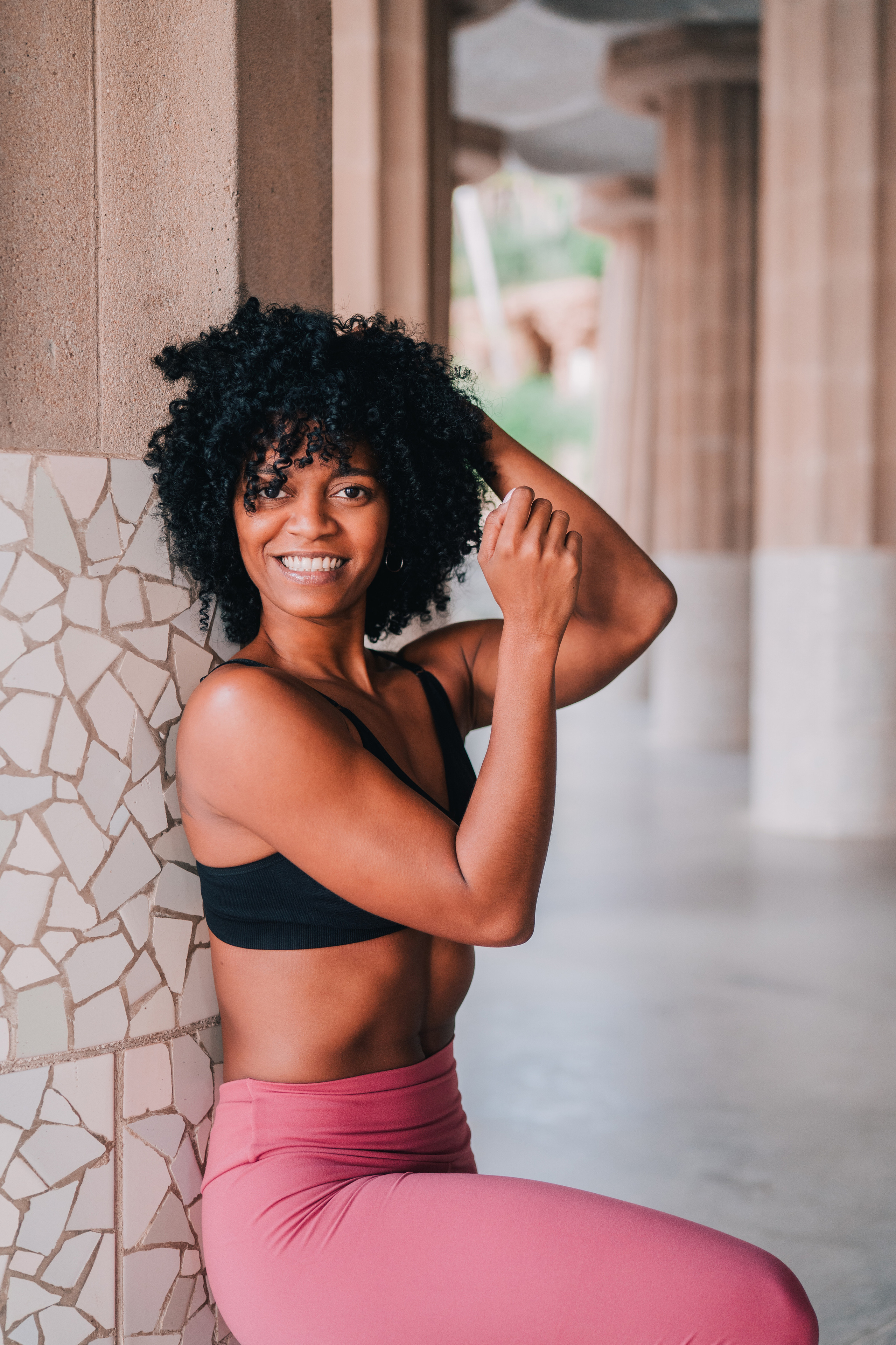 Yoga teacher Kailen. Photographer Kristina Dorina