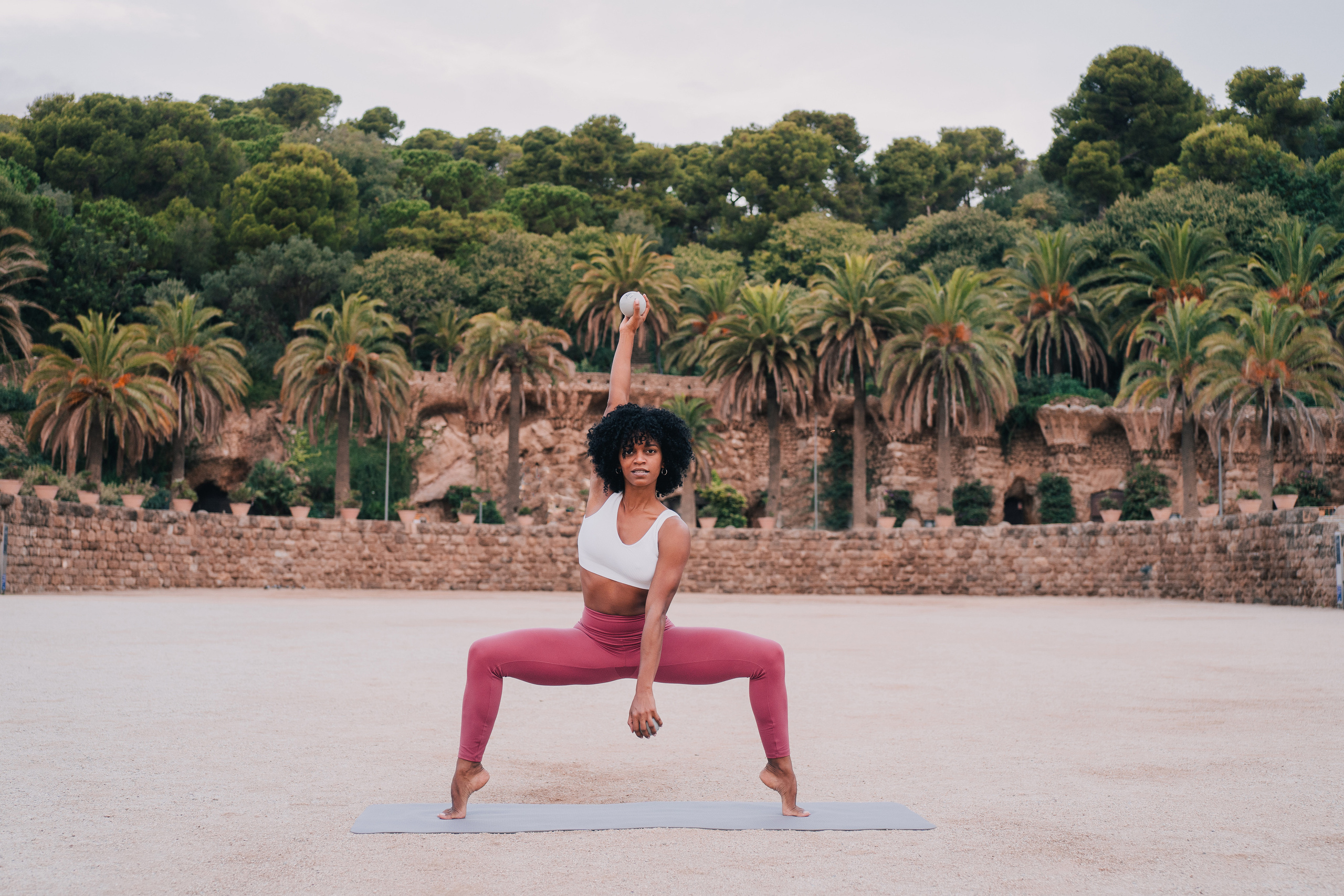 Yoga teacher Kailen. Photographer Kristina Dorina