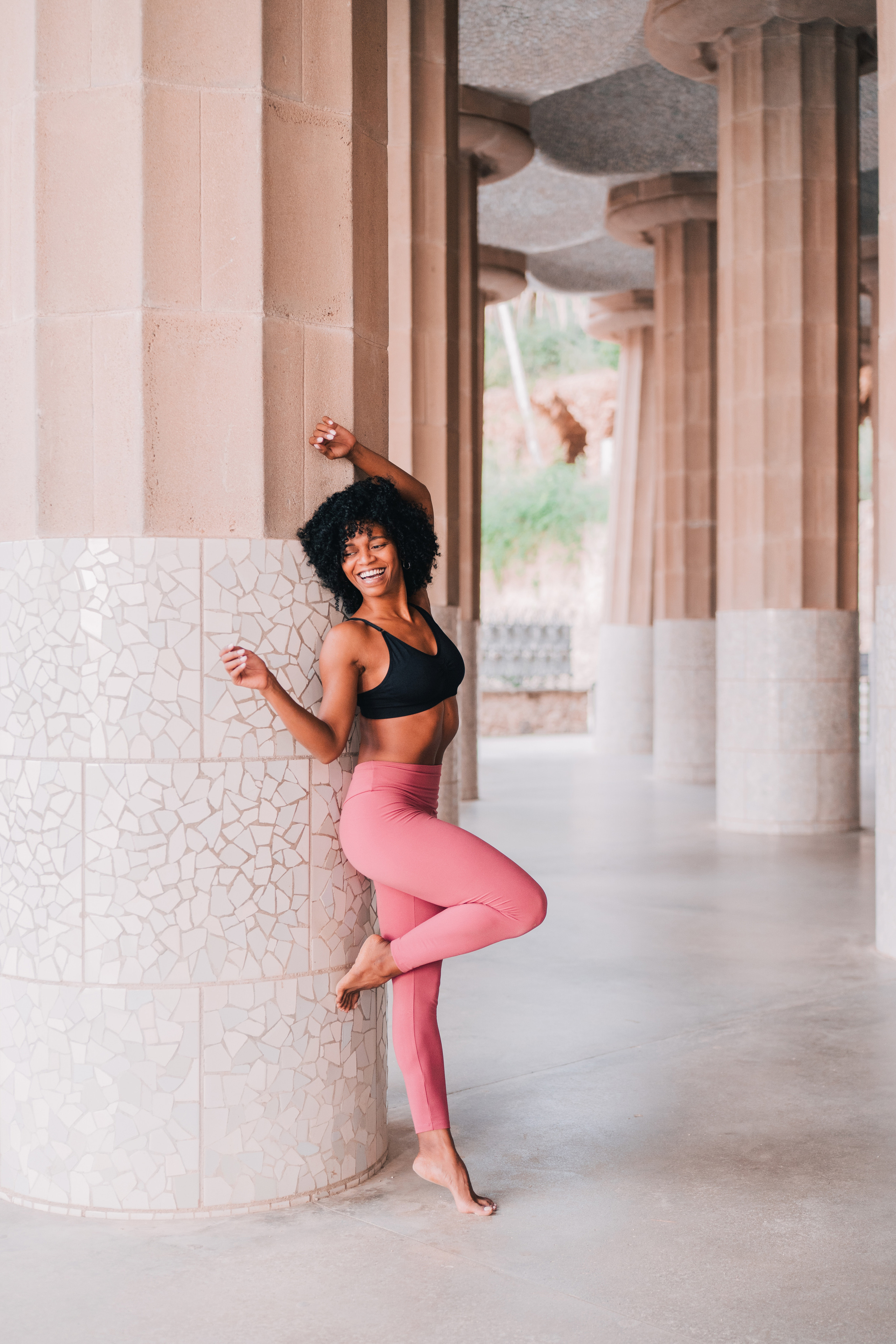 Yoga teacher Kailen. Photographer Kristina Dorina