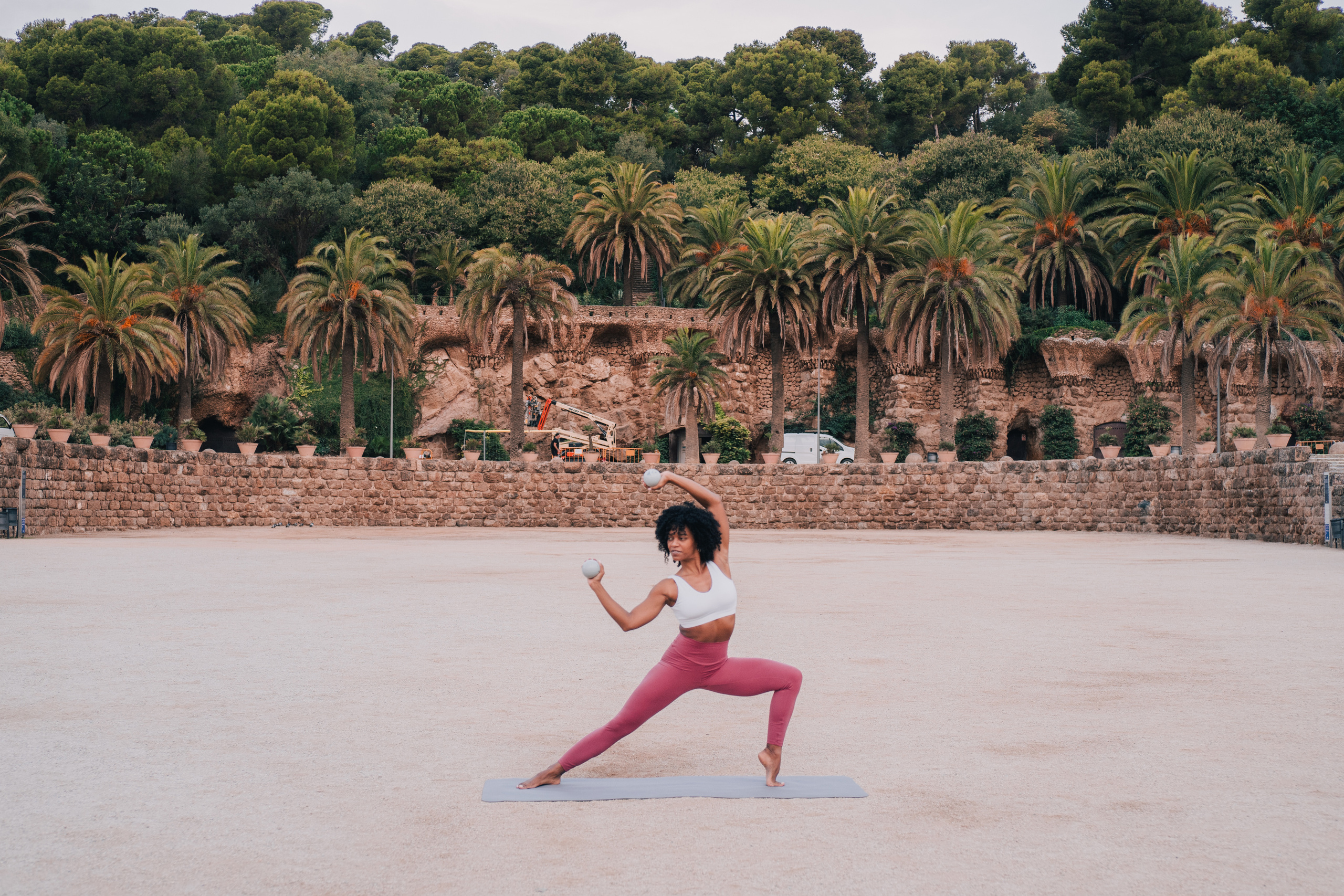 Yoga teacher Kailen. Photographer Kristina Dorina