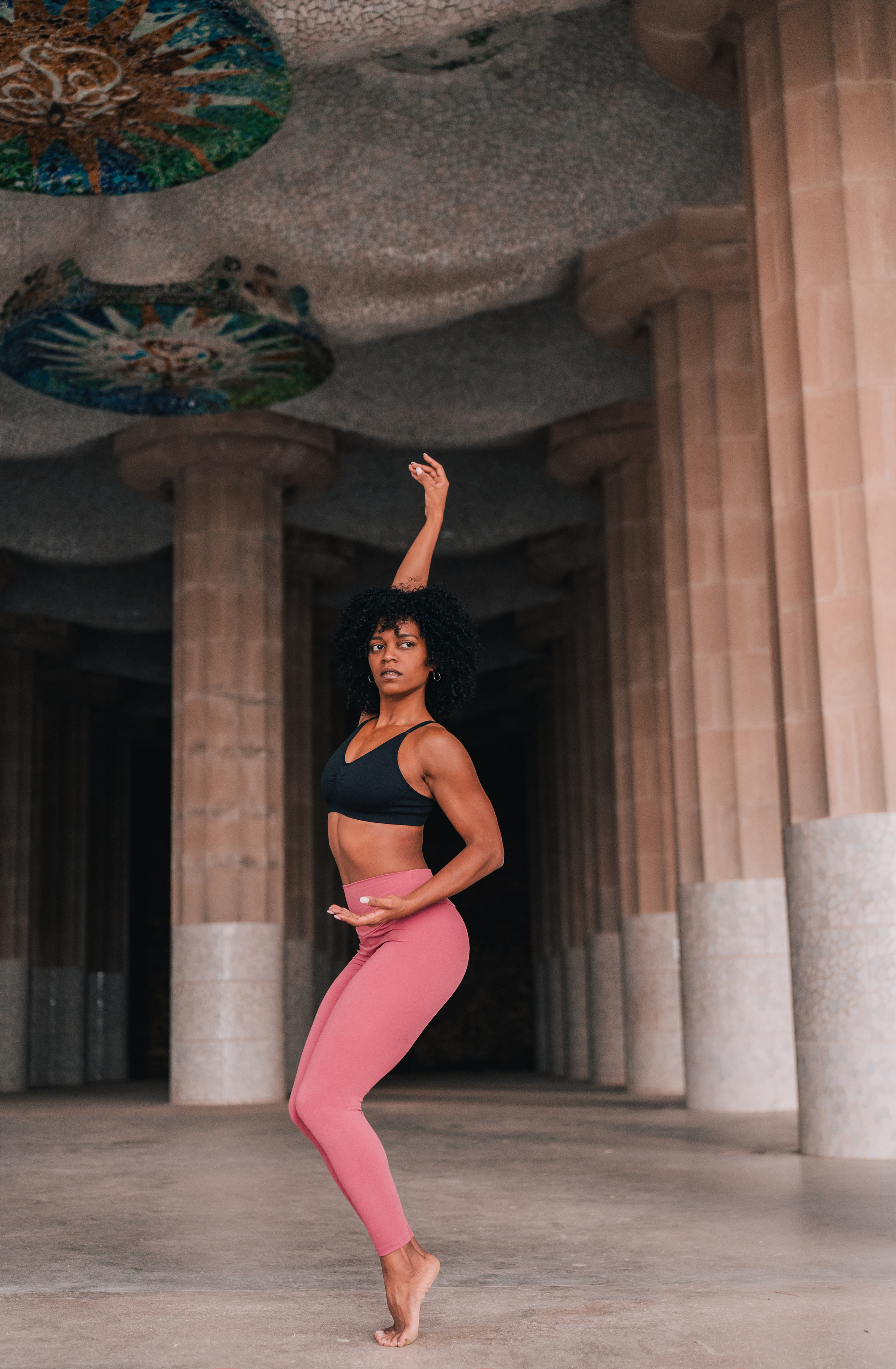 Yoga teacher Kailen. Photographer Kristina Dorina