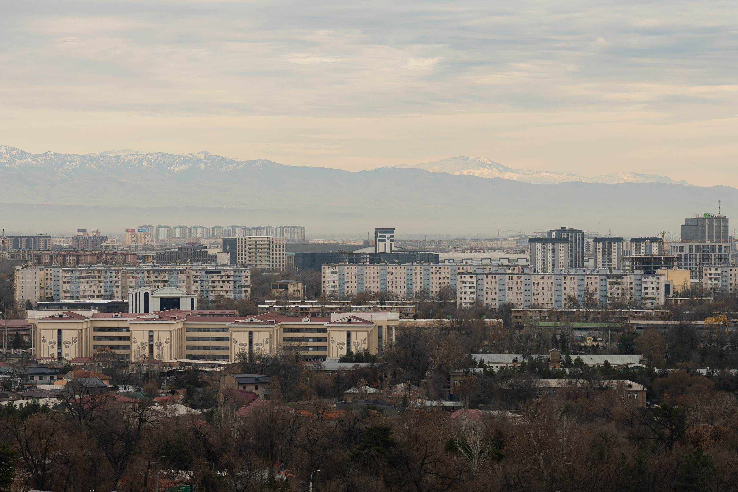 Смог в Ташкенте или Взгляд на город с высоты птичьего полета. Георгий Намазов | Фотограф в Ташкенте