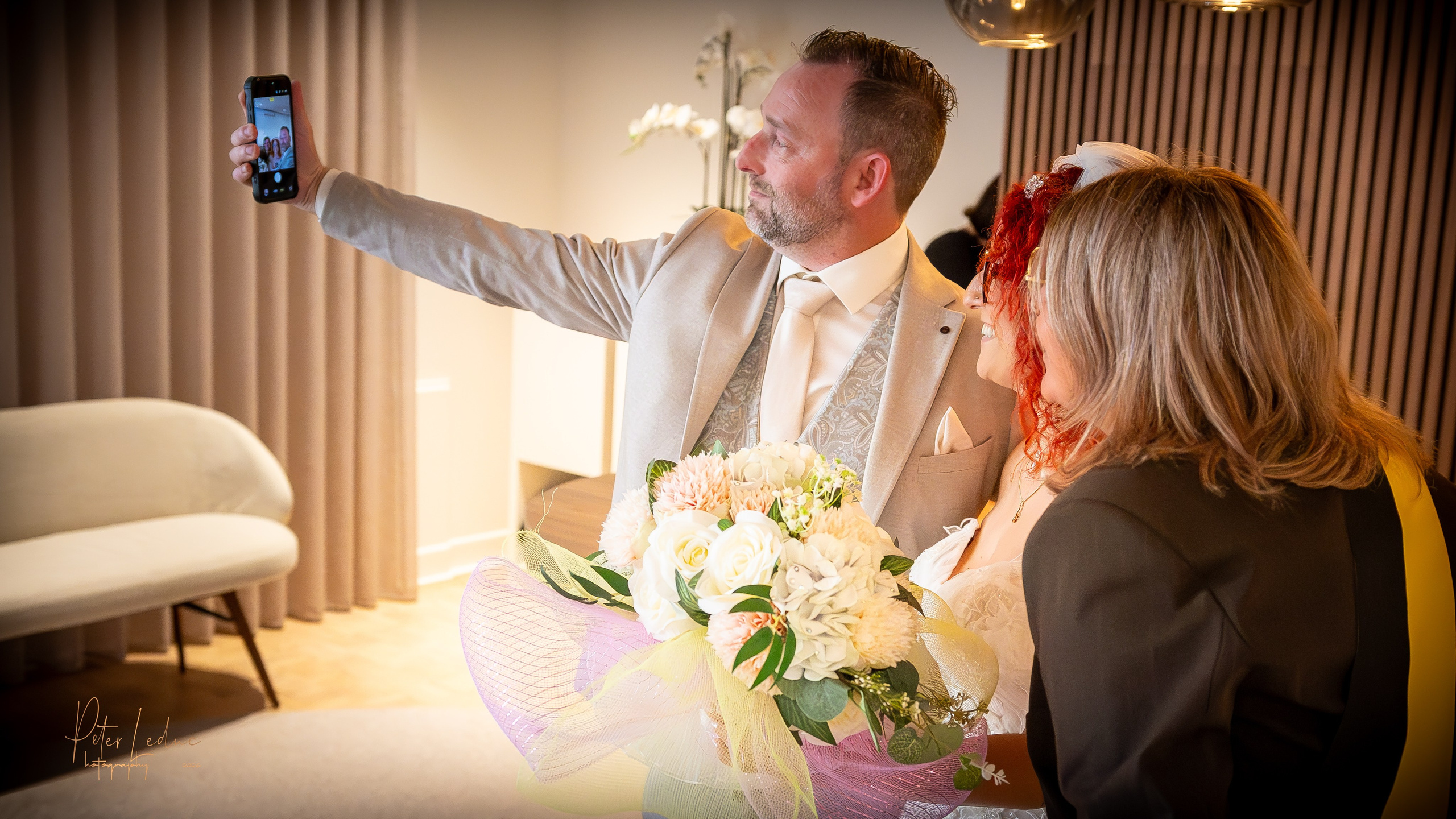 Huwelijk Romina en Danny. Fotograaf Peter Leduc