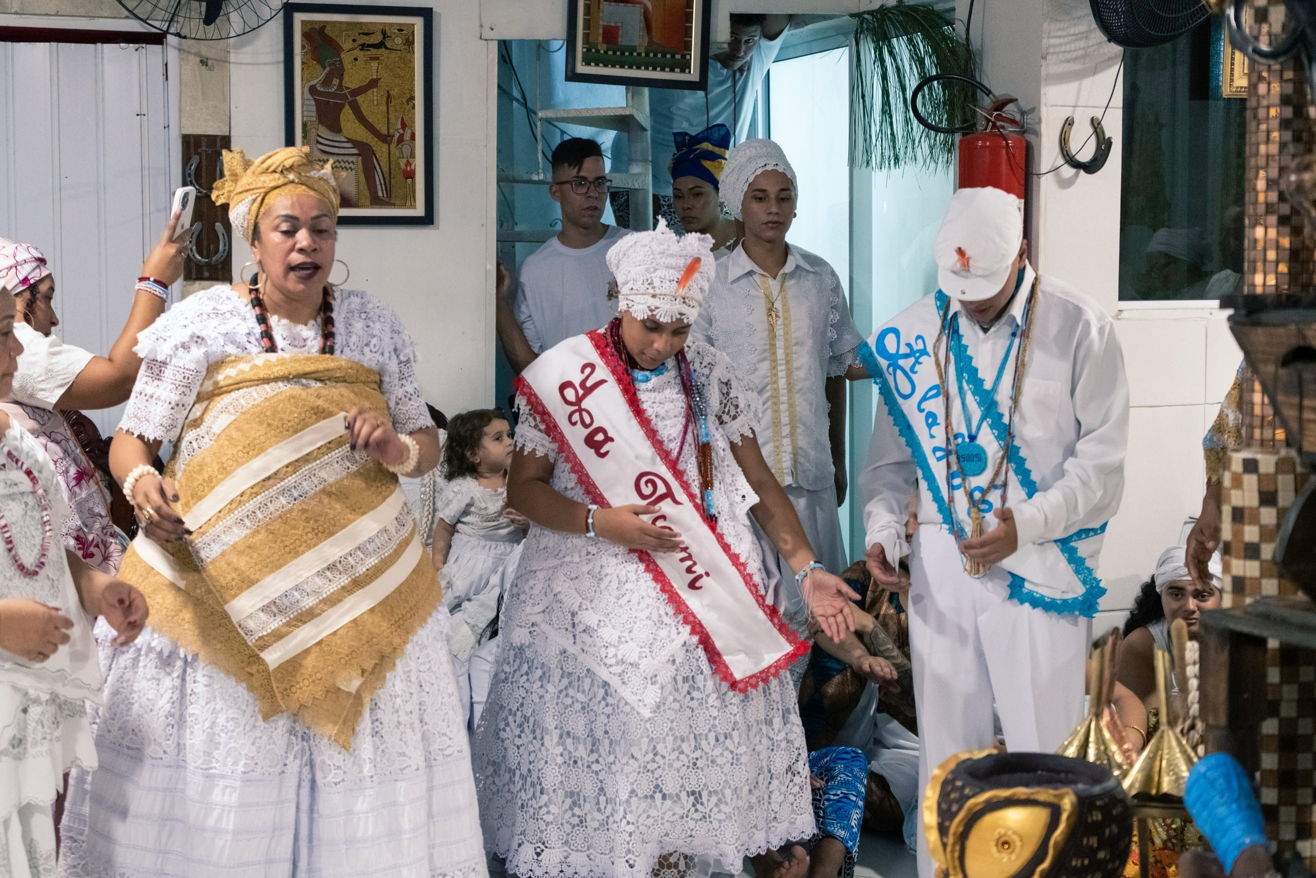 19/04/2025 — Iniciação Oloyê Pablo, Ajoyê Maria Júlia e Iyawo Arthur. Aladá Produções